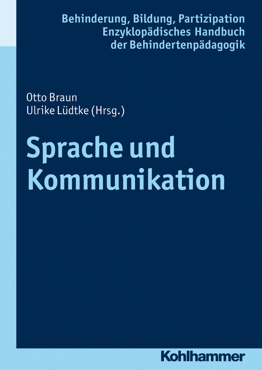 Cover: 9783170196377 | Sprache und Kommunikation | Otto Braun | Buch | 718 S. | Deutsch