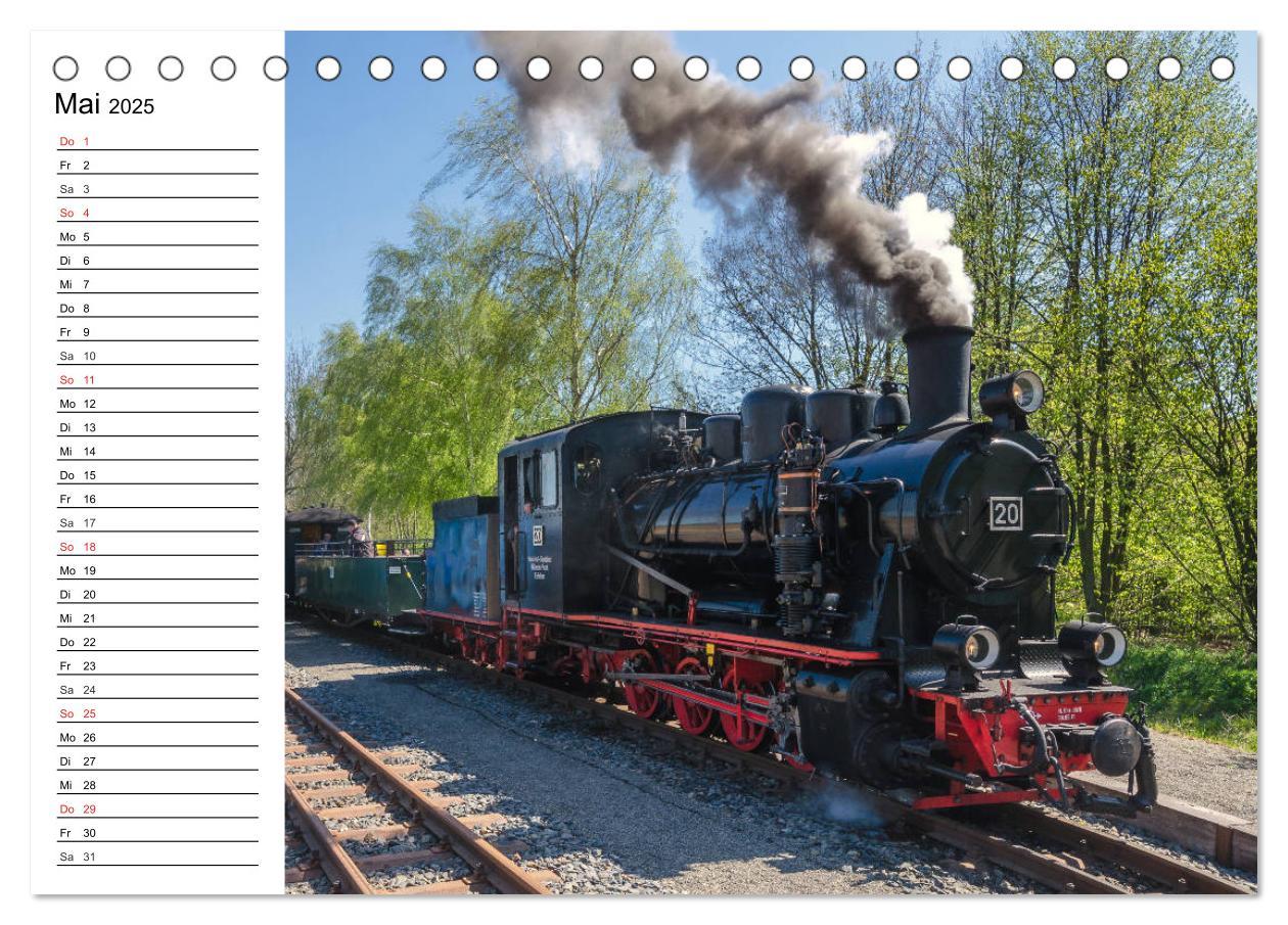 Bild: 9783435215744 | Schmalspurbahnen im Harz (Tischkalender 2025 DIN A5 quer), CALVENDO...