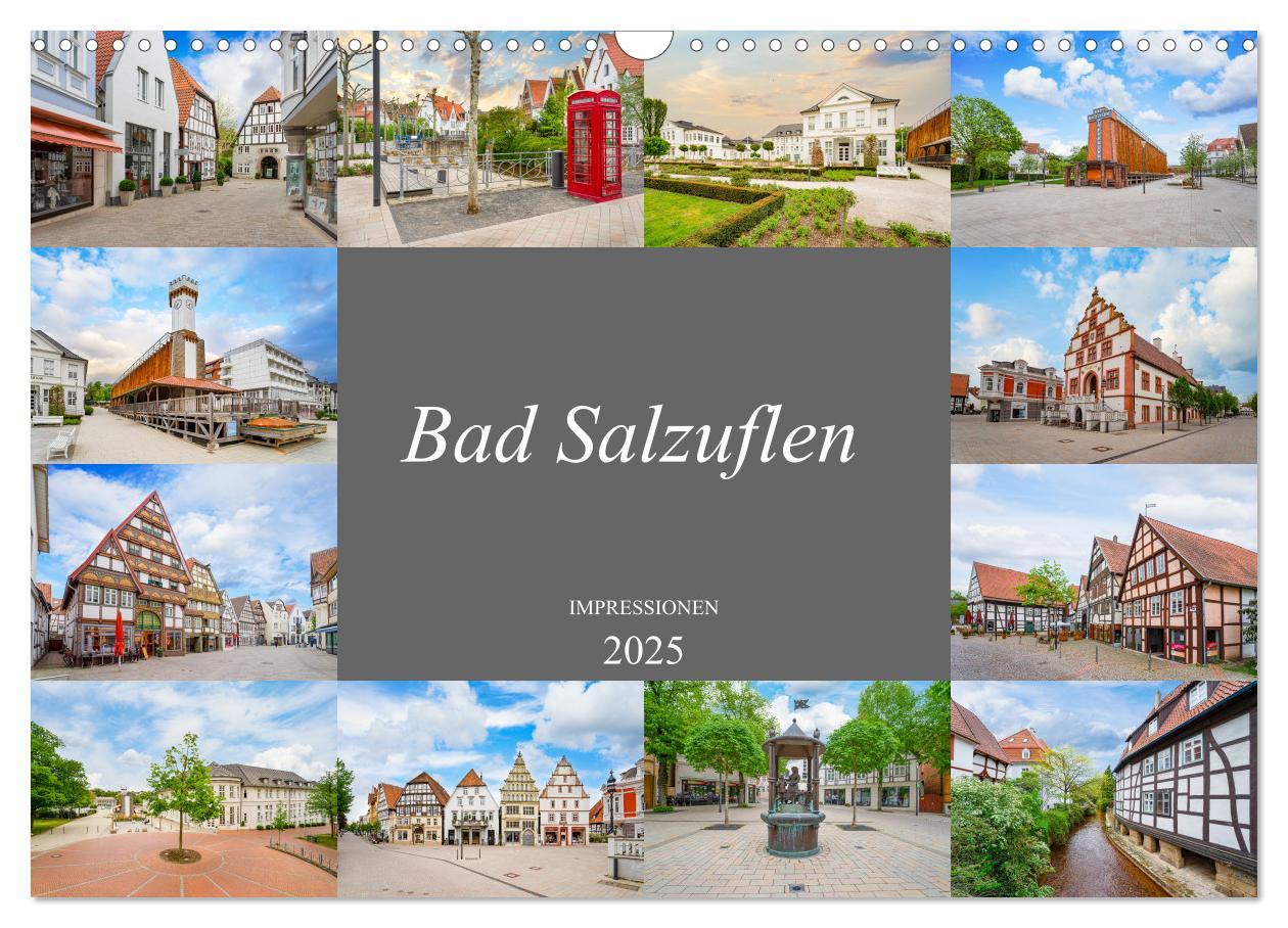 Cover: 9783435053889 | Bad Salzuflen Impressionen (Wandkalender 2025 DIN A3 quer),...