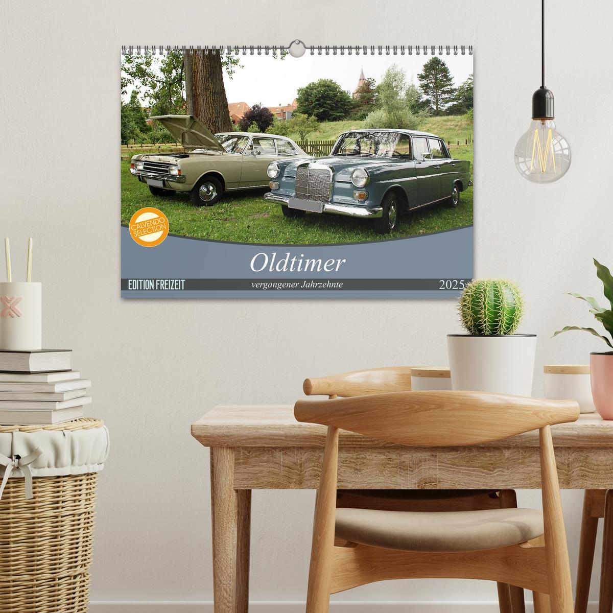 Bild: 9783435493821 | Oldtimer vergangenger Jahrzehnte (Wandkalender 2025 DIN A3 quer),...