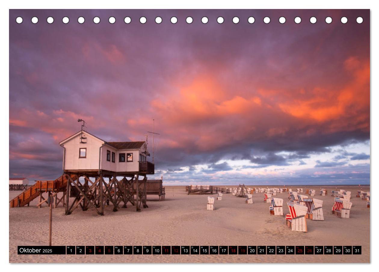 Bild: 9783435217892 | Sankt Peter Ording Sandstrand (Tischkalender 2025 DIN A5 quer),...