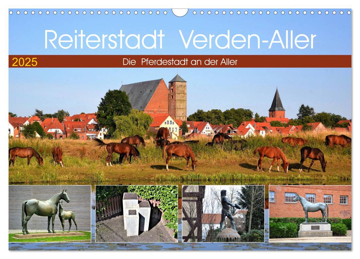 Cover: 9783435491308 | Reiterstadt Verden - Aller (Wandkalender 2025 DIN A3 quer),...