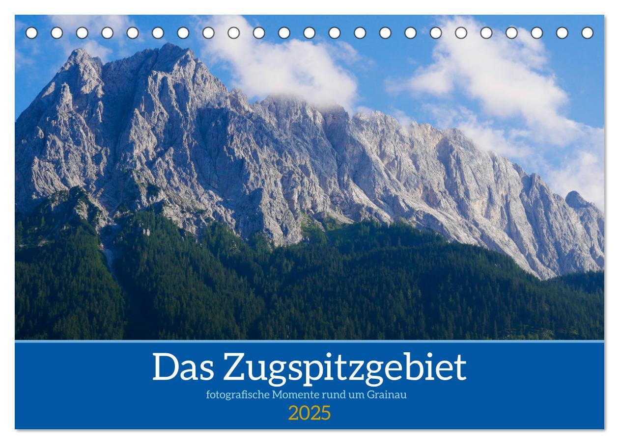 Cover: 9783435017140 | Das Zugspitzegebiet (Tischkalender 2025 DIN A5 quer), CALVENDO...