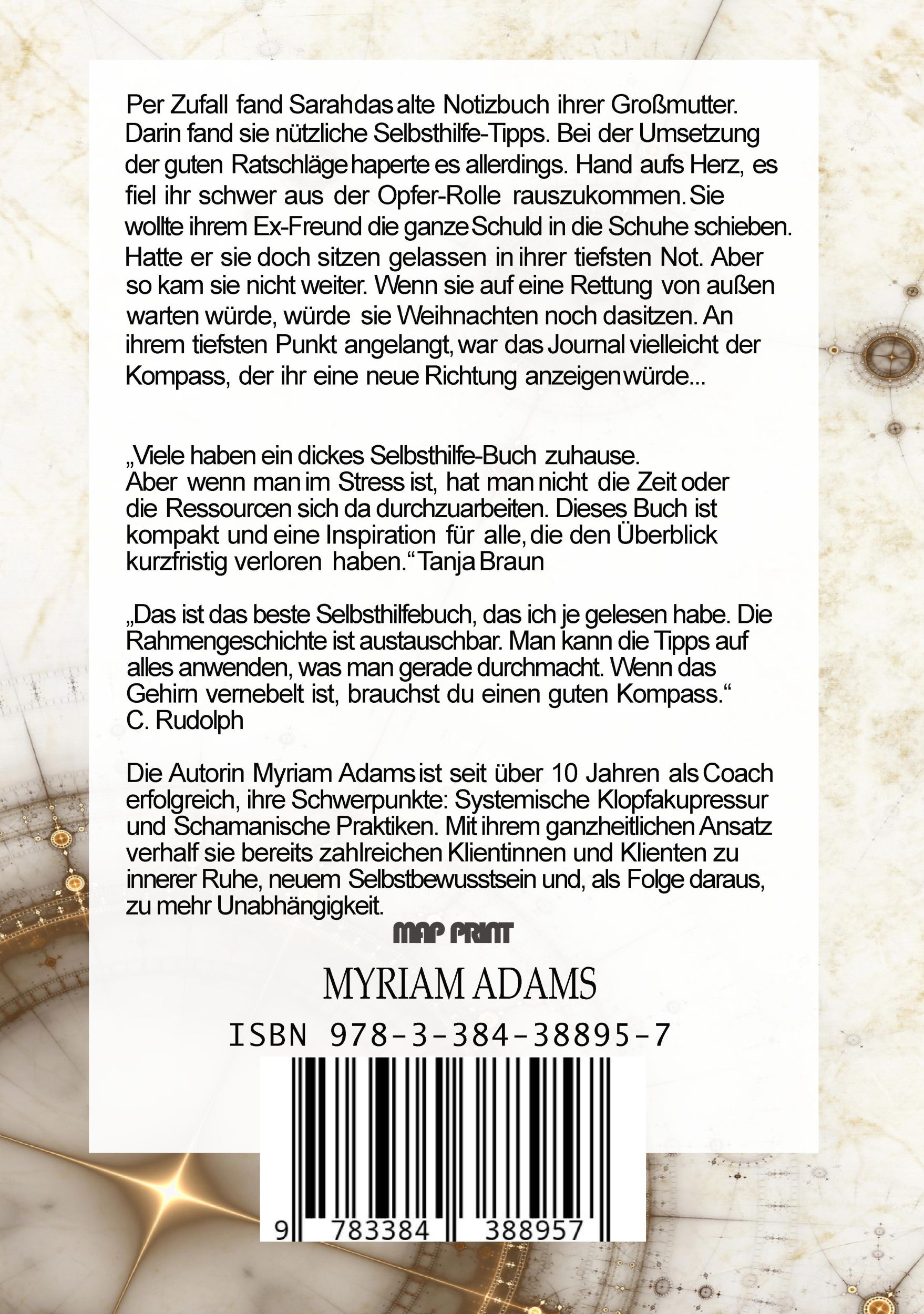 Rückseite: 9783384388957 | Sarahs Kompass in Krisenzeiten | Myriam Adams | Taschenbuch | 144 S.