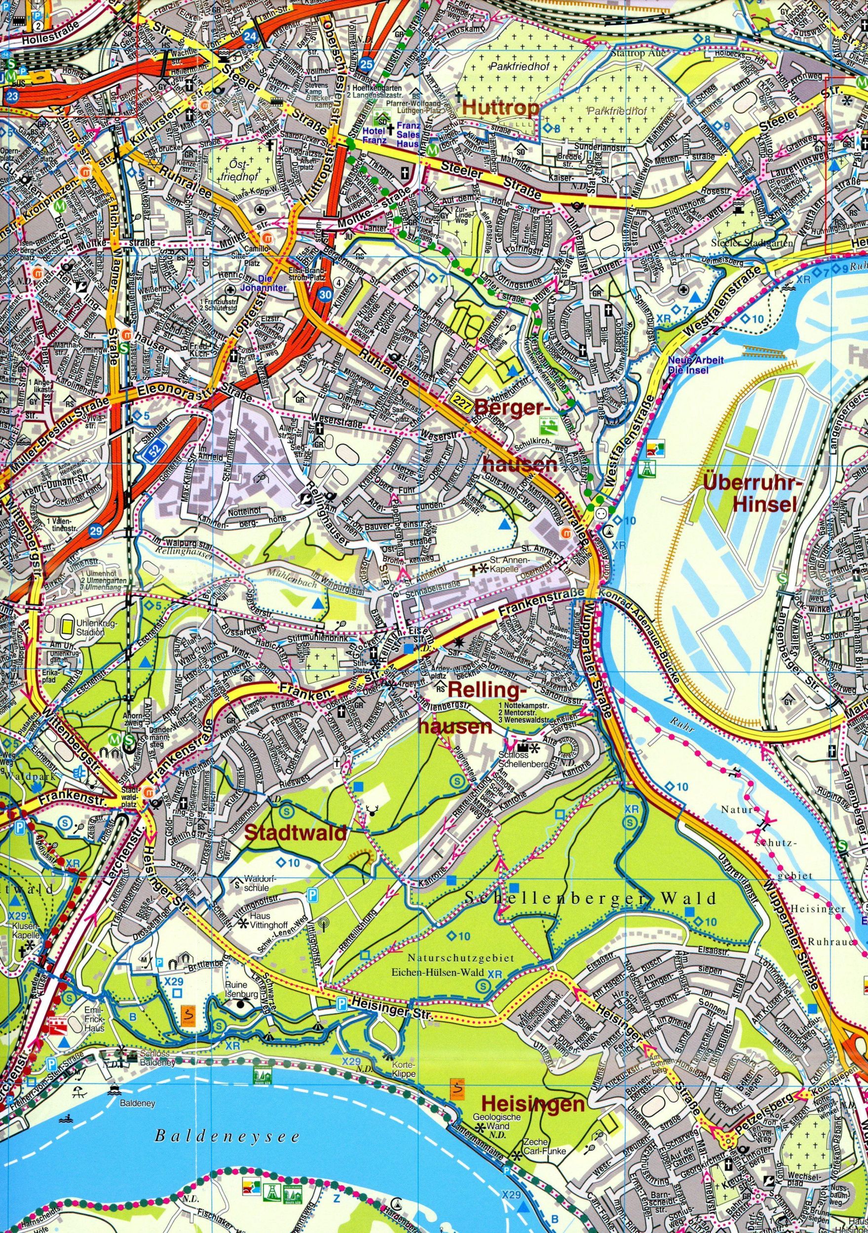 Bild: 9783896418760 | Essen - Stadtplan | Sascha René Tacken | (Land-)Karte | Deutsch | 2022