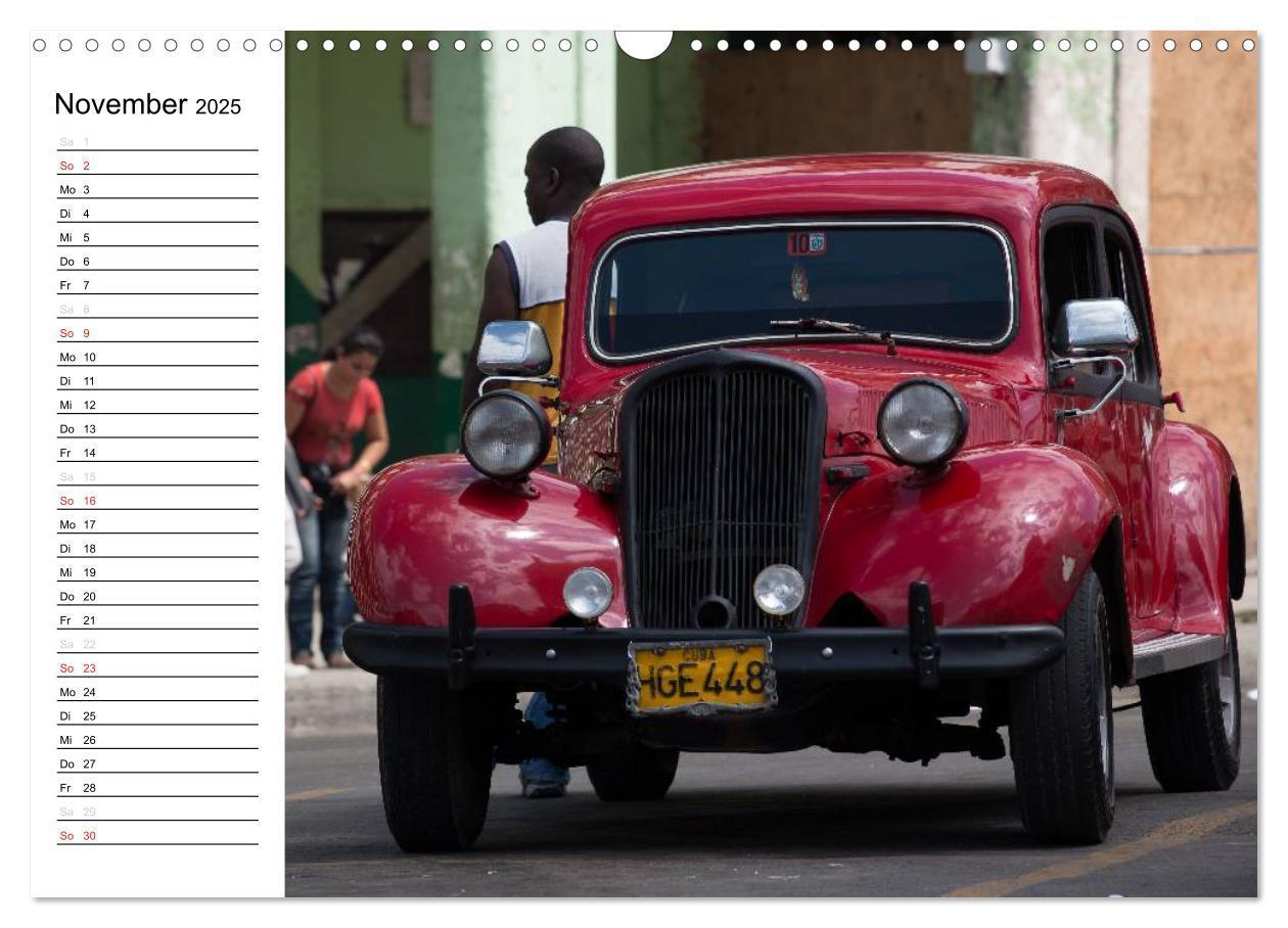 Bild: 9783435535538 | Cars on Cuba (Wandkalender 2025 DIN A3 quer), CALVENDO Monatskalender