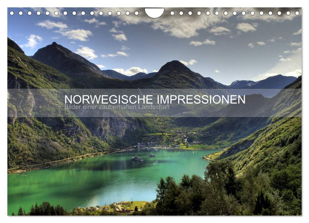 Cover: 9783435837687 | Norwegische Impressionen (Wandkalender 2025 DIN A4 quer), CALVENDO...