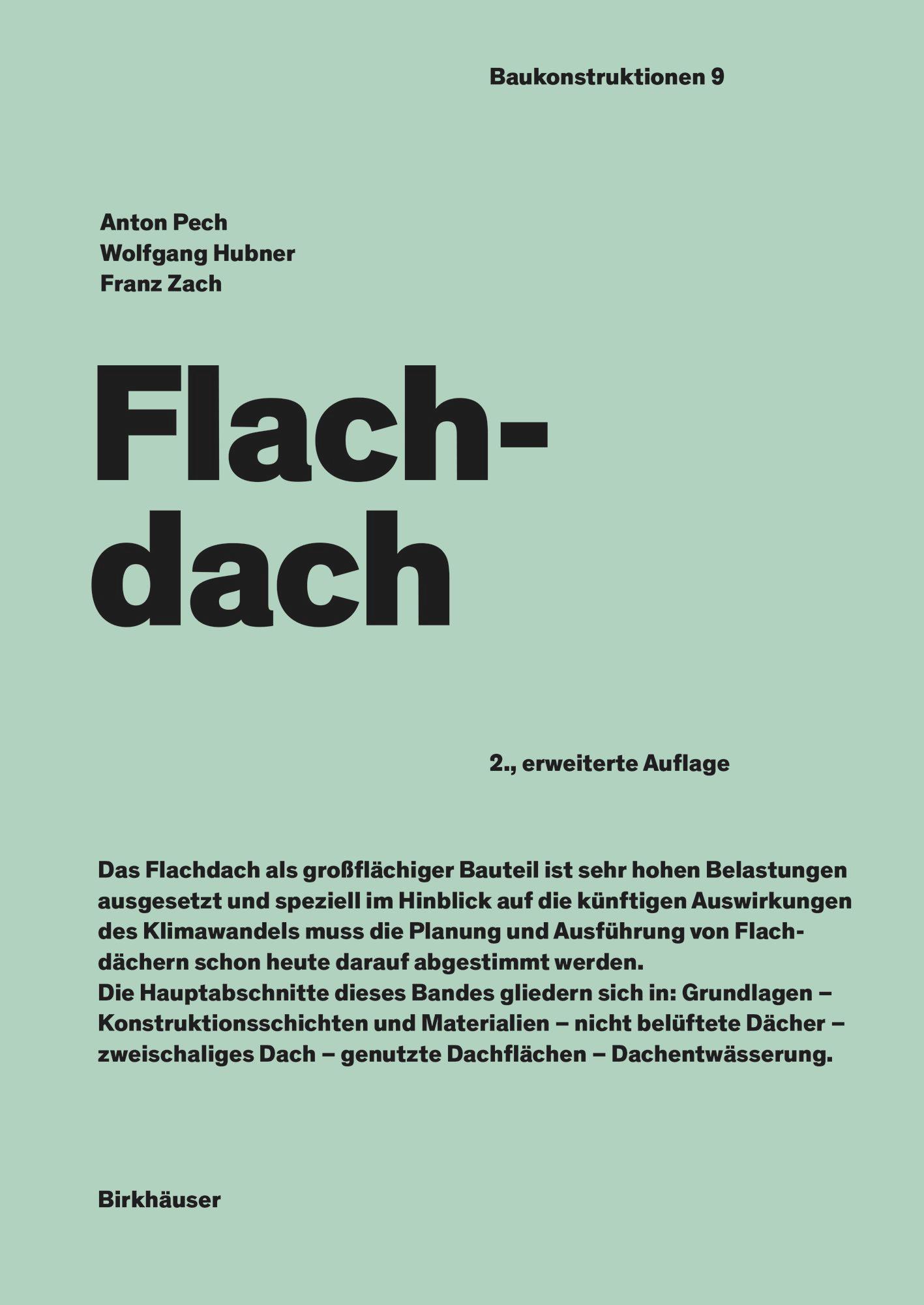 Cover: 9783035623291 | Flachdach | Anton Pech (u. a.) | Buch | 204 S. | Deutsch | 2021