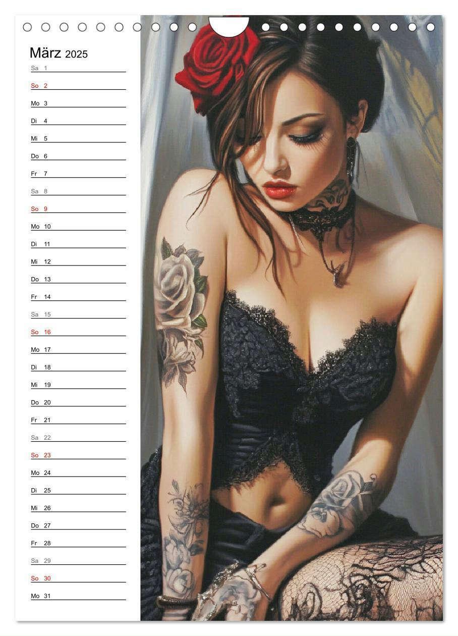 Bild: 9783457207062 | Sinnliche Kunst. Erotische Frauen Paintings (Wandkalender 2025 DIN...