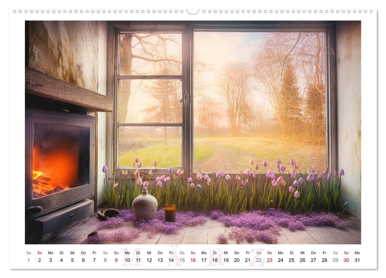 Bild: 9783383902918 | Fensterträume (Wandkalender 2025 DIN A2 quer), CALVENDO Monatskalender