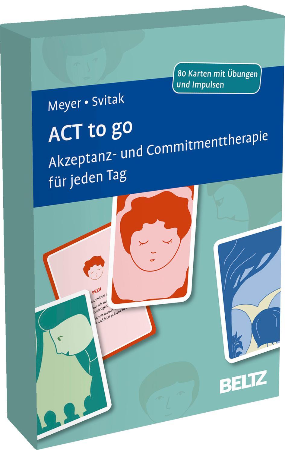 Cover: 4019172101664 | ACT to go | Anja Meyer (u. a.) | Taschenbuch | BeltzTherapiekarten