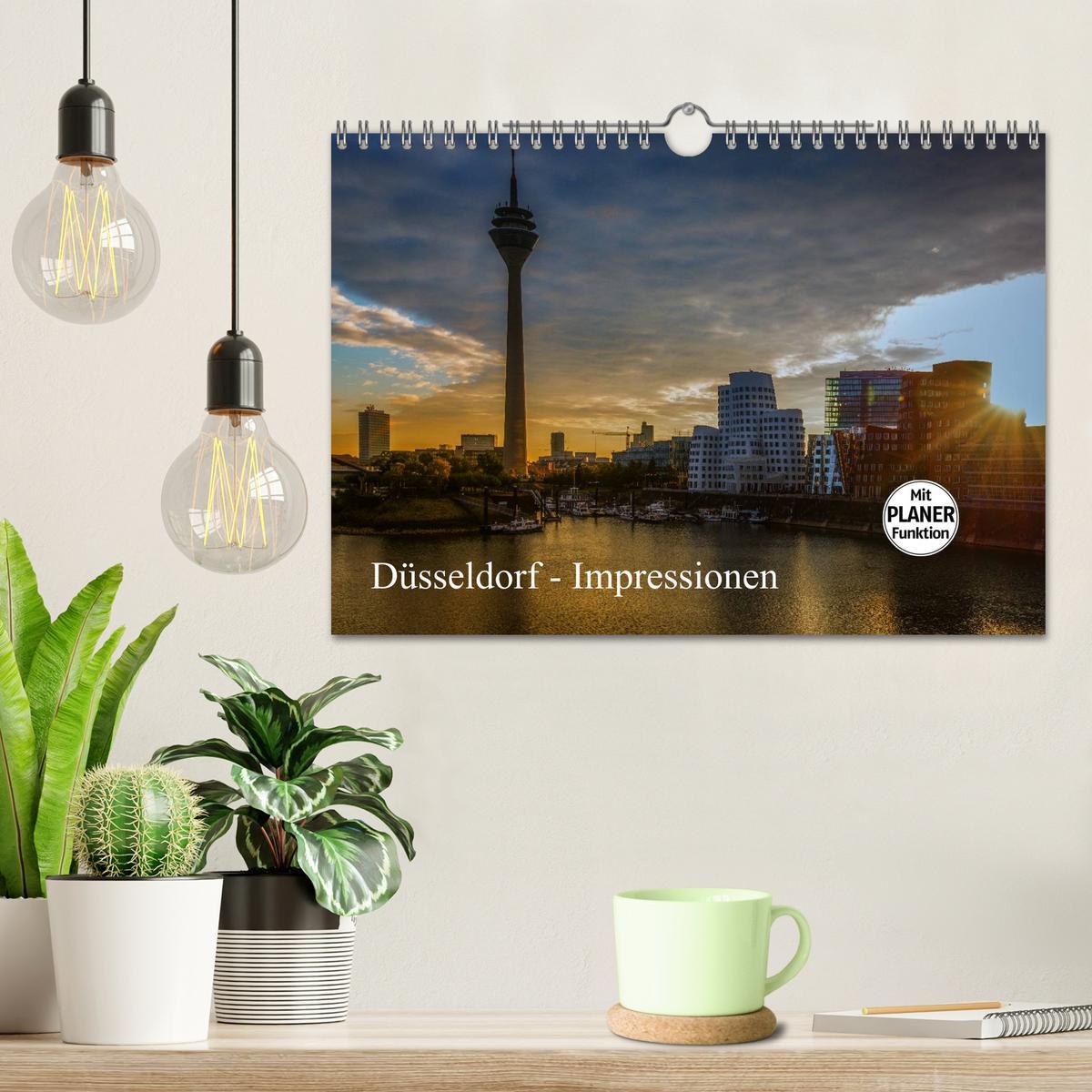 Bild: 9783435536023 | Düsseldorf - Impressionen (Wandkalender 2025 DIN A4 quer), CALVENDO...