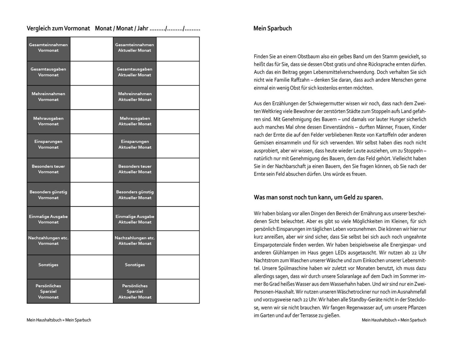 Bild: 9783990510902 | Mein Haushaltsbuch = Mein Sparbuch | Nanja Holland | Taschenbuch