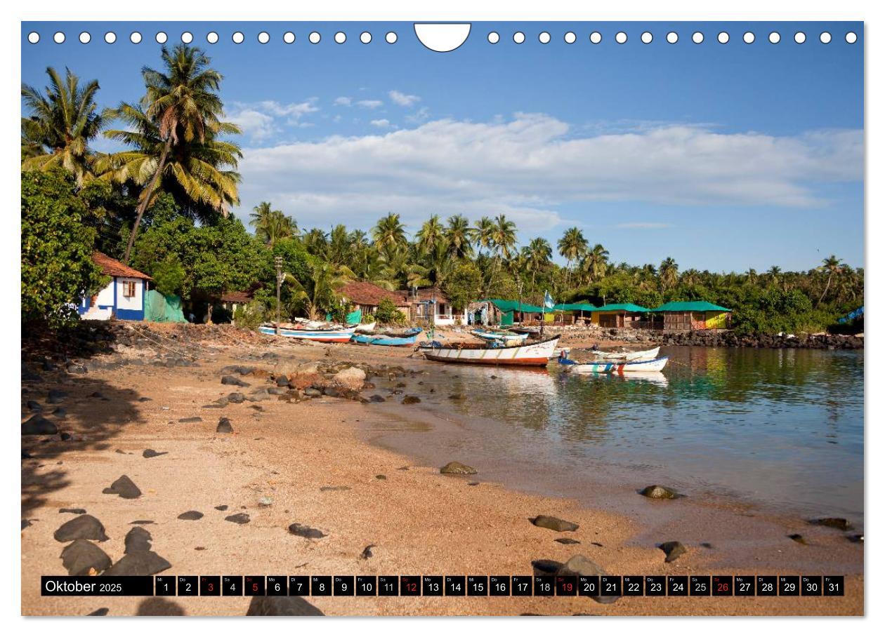 Bild: 9783435626557 | Indien - Goa (Wandkalender 2025 DIN A4 quer), CALVENDO Monatskalender