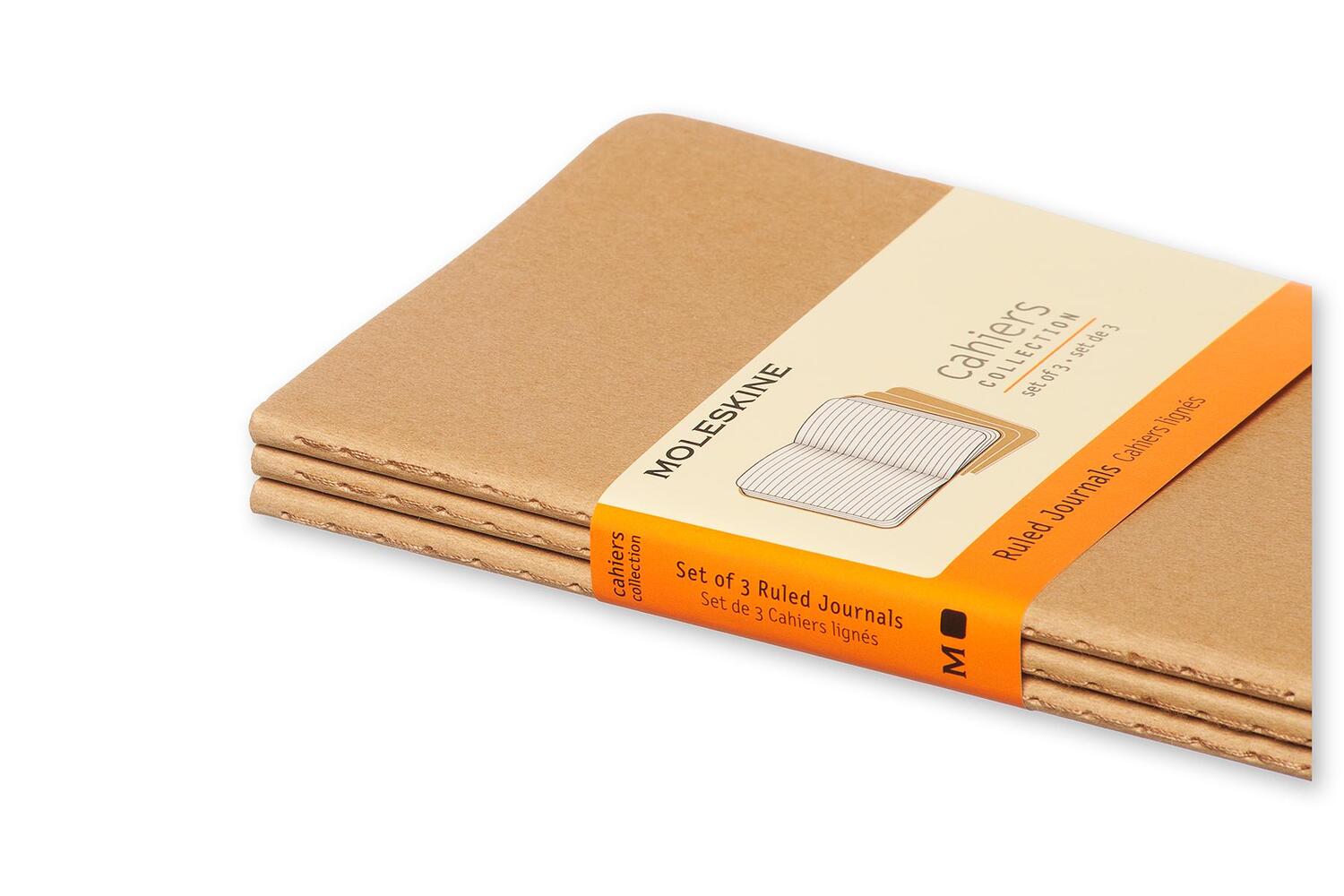 Bild: 9788883704925 | Moleskine Cahier pocket liniert packpapierbraun DIN A6. 3er Pack