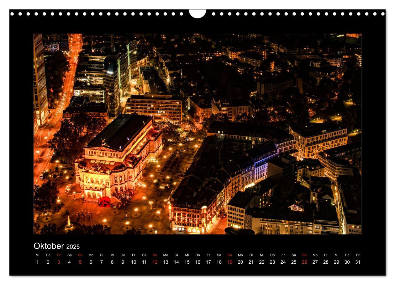 Bild: 9783435273362 | Frankfurt bei Nacht 2025 (Wandkalender 2025 DIN A3 quer), CALVENDO...