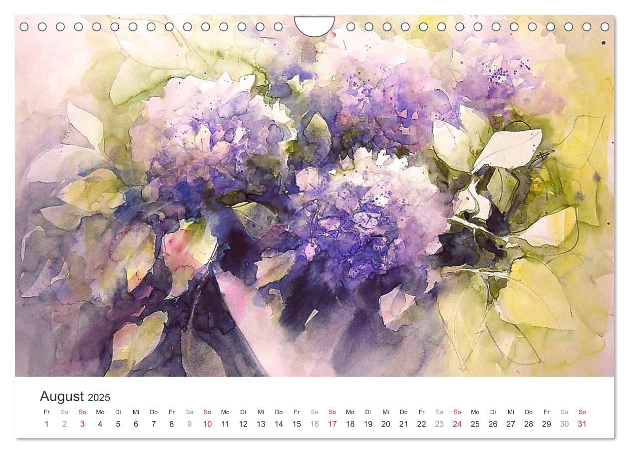 Bild: 9783435545643 | Blütenzauber - Aquarelle von ECKARD FUNCK (Wandkalender 2025 DIN A4...