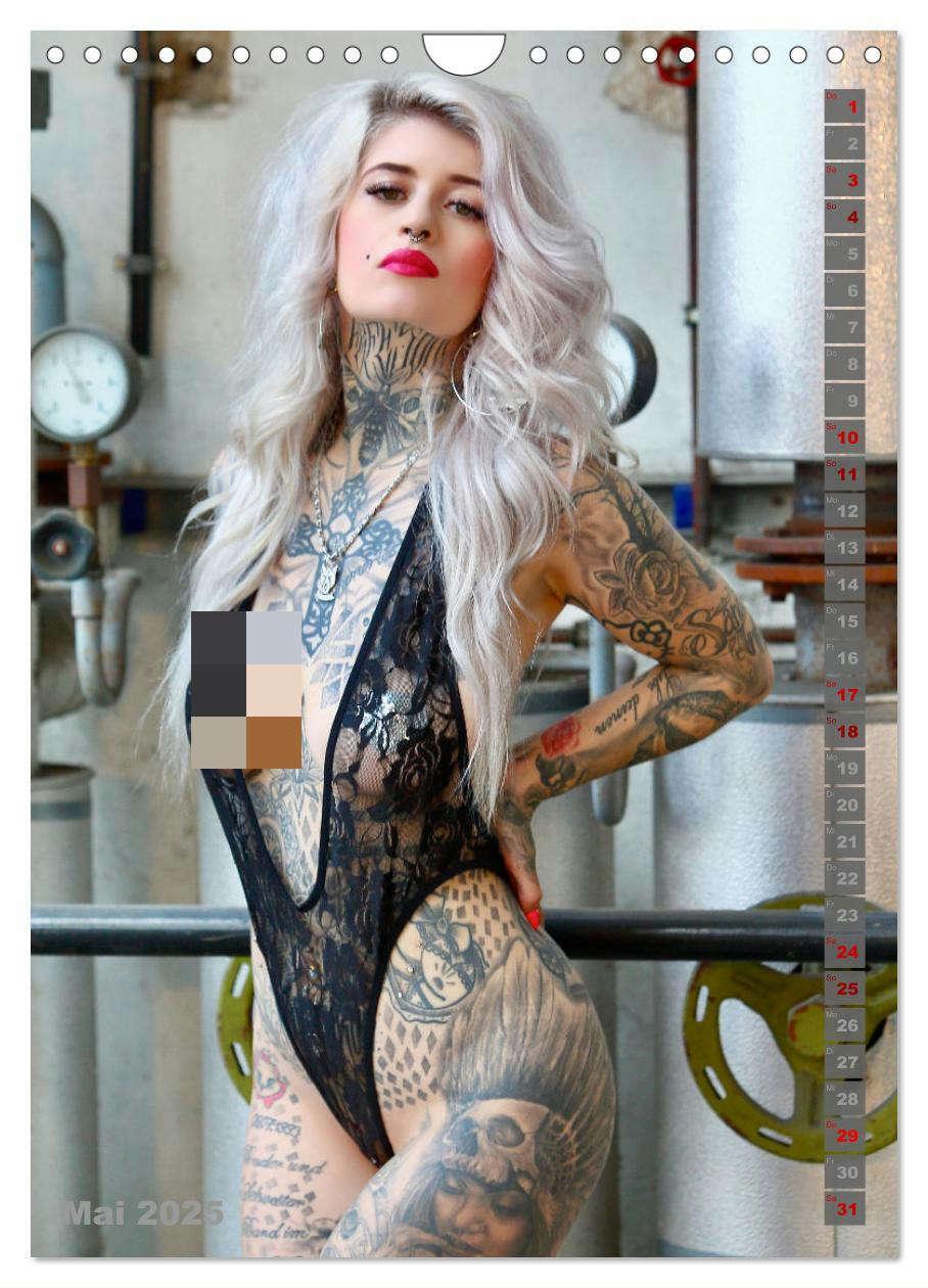 Bild: 9783435858484 | Beauty Tattoo Girls 2025 (Wandkalender 2025 DIN A4 hoch), CALVENDO...