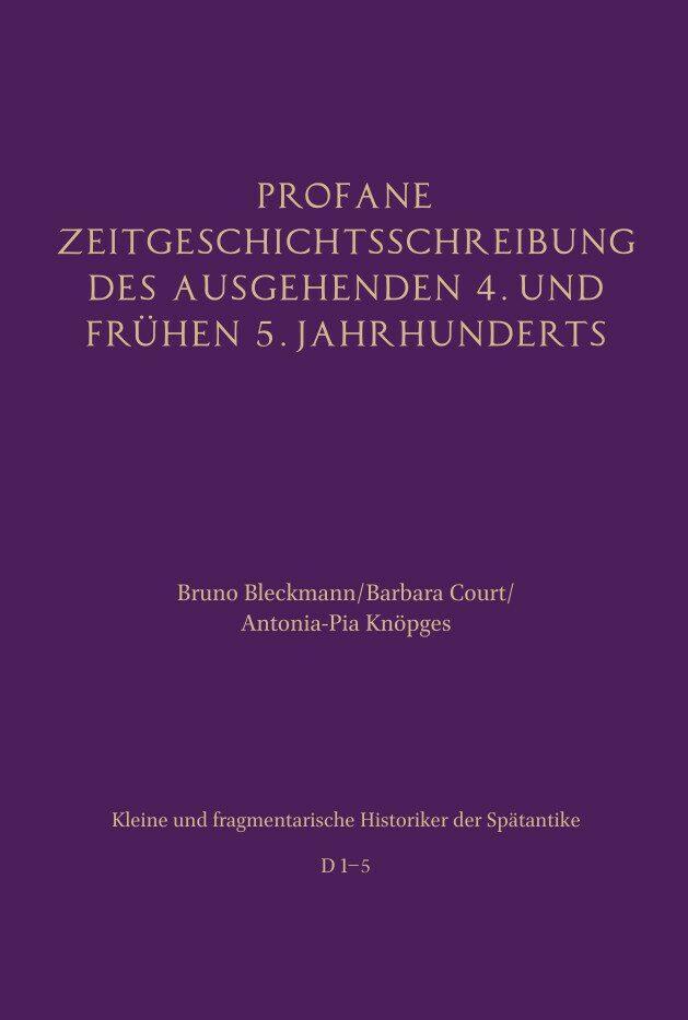 Cover: 9783506792921 | Profane Zeitgeschichtsschreibung des ausgehenden 4. und frühen 5....