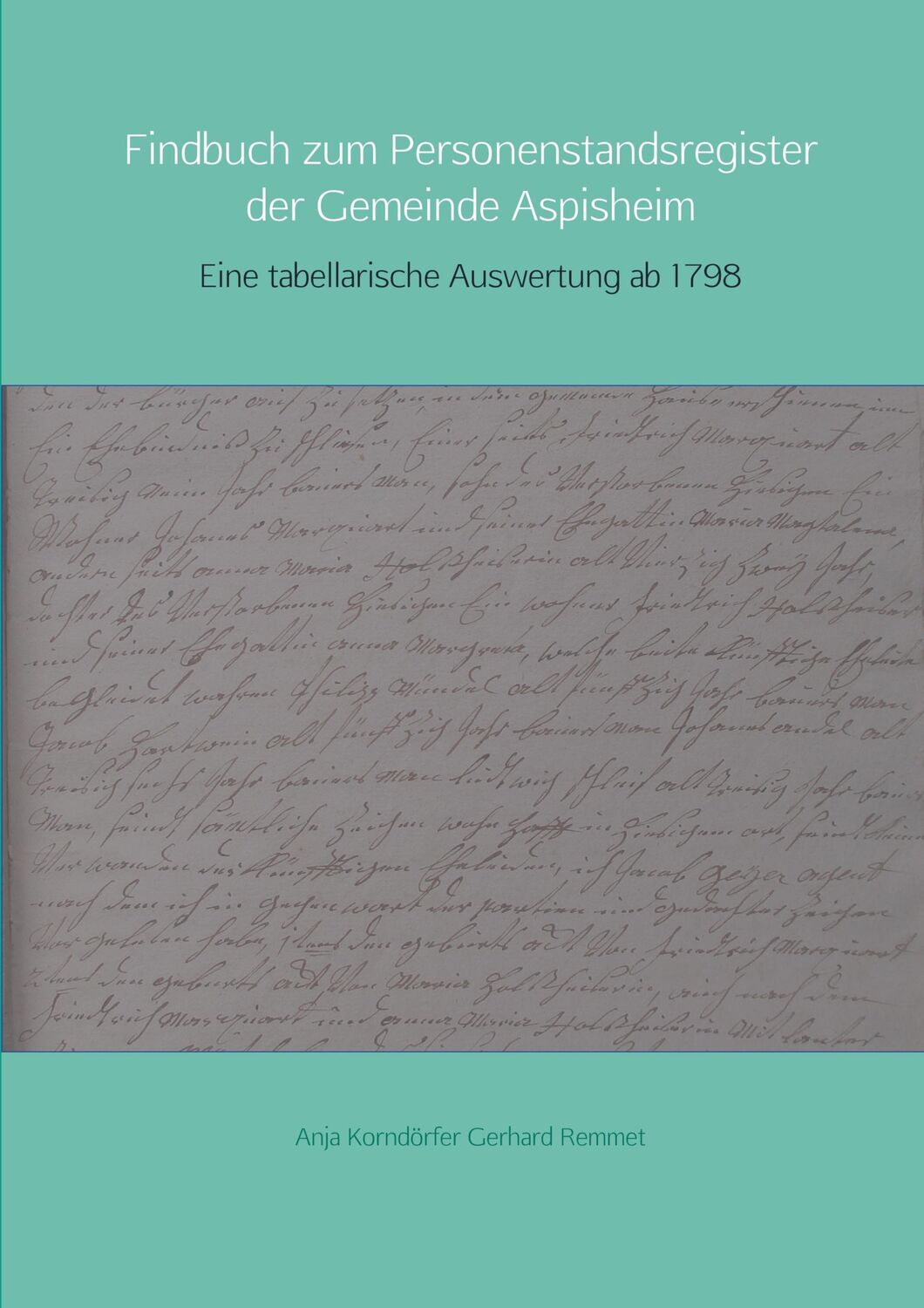 Cover: 9789463867283 | Findbuch zum Personenstandsregister der Gemeinde Aspisheim | Buch