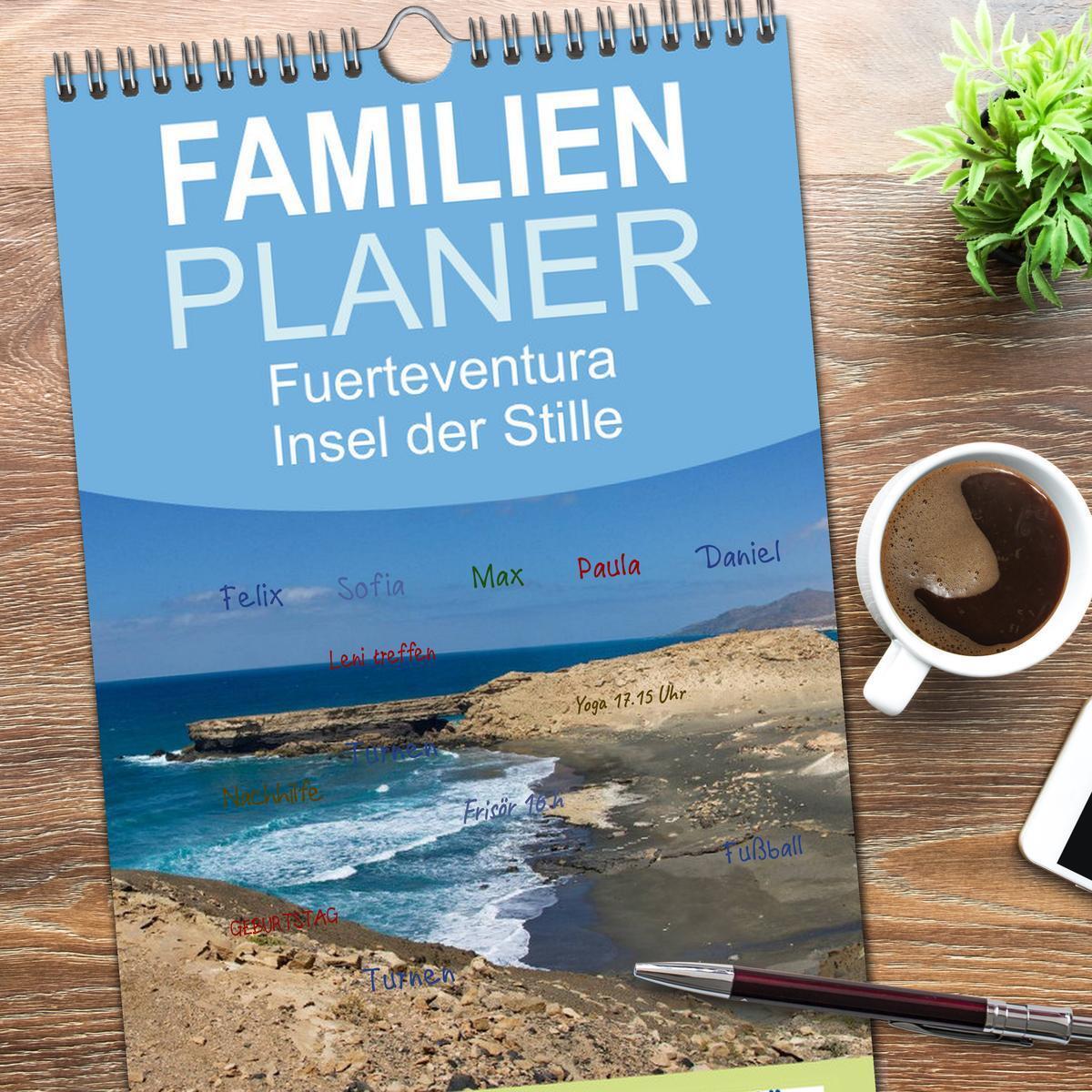 Bild: 9783457112274 | Familienplaner 2025 - Fuerteventura, Insel der Stille mit 5 Spalten...