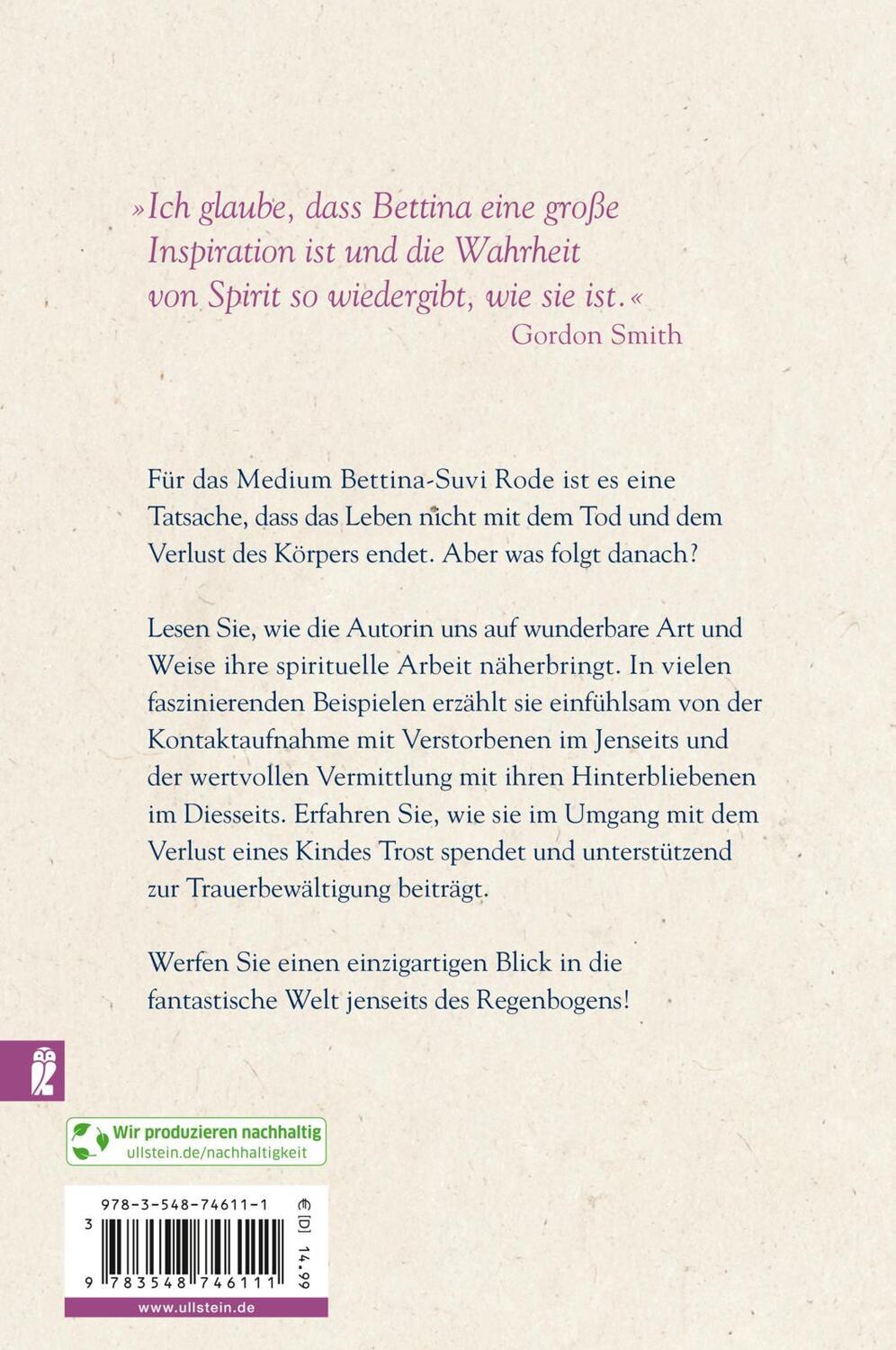 Rückseite: 9783548746111 | Von Libellen, Schmetterlingen und dem Tanz auf dem Regenbogen | Rode