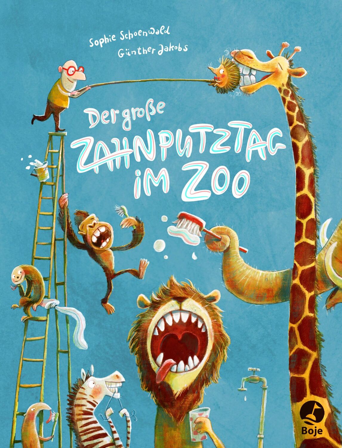 Cover: 9783414825001 | Der große Zahnputztag im Zoo | Sophie Schoenwald | Buch | Zoo-Reihe