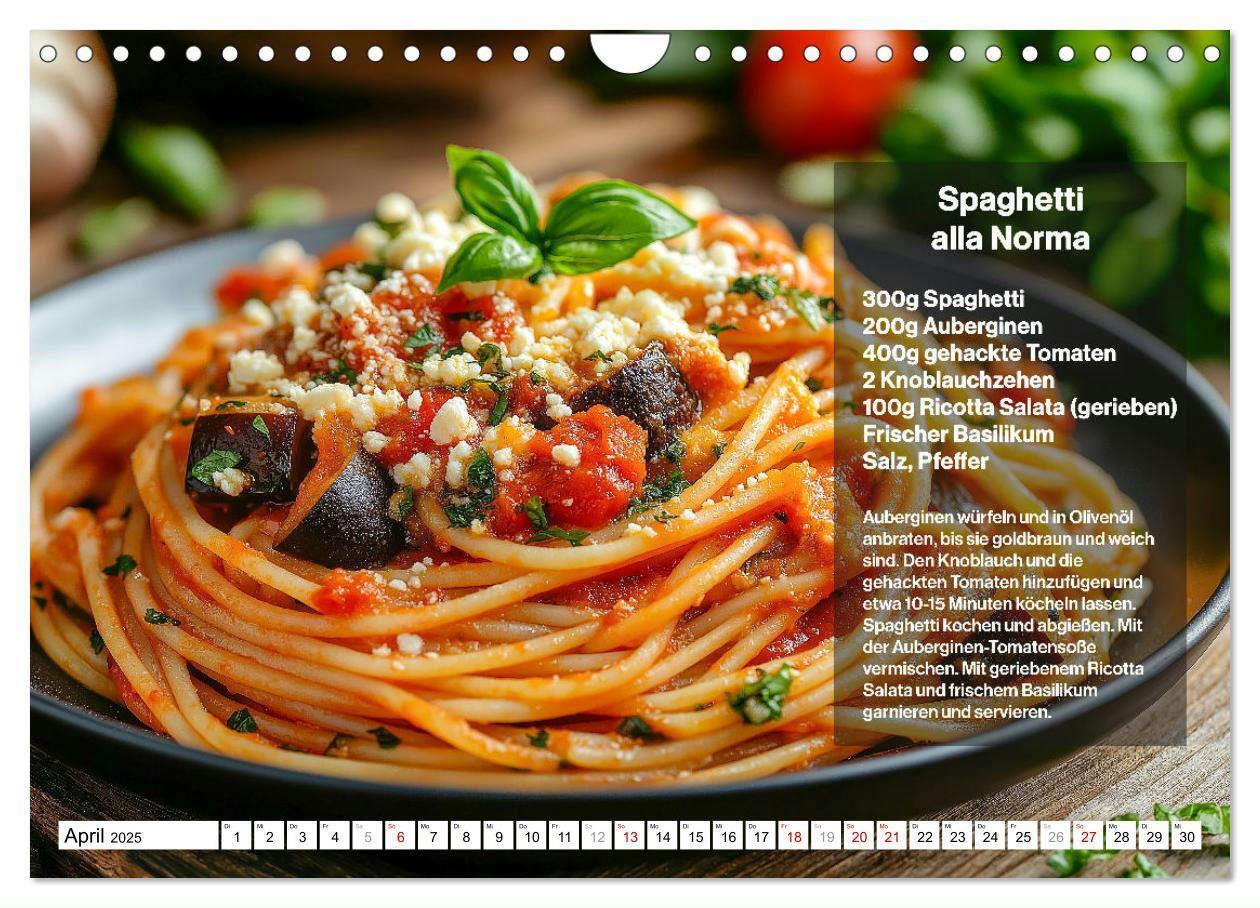 Bild: 9783457207598 | Italienische Spaghetti Rezepte - Leckere Soßen für jeden Monat...