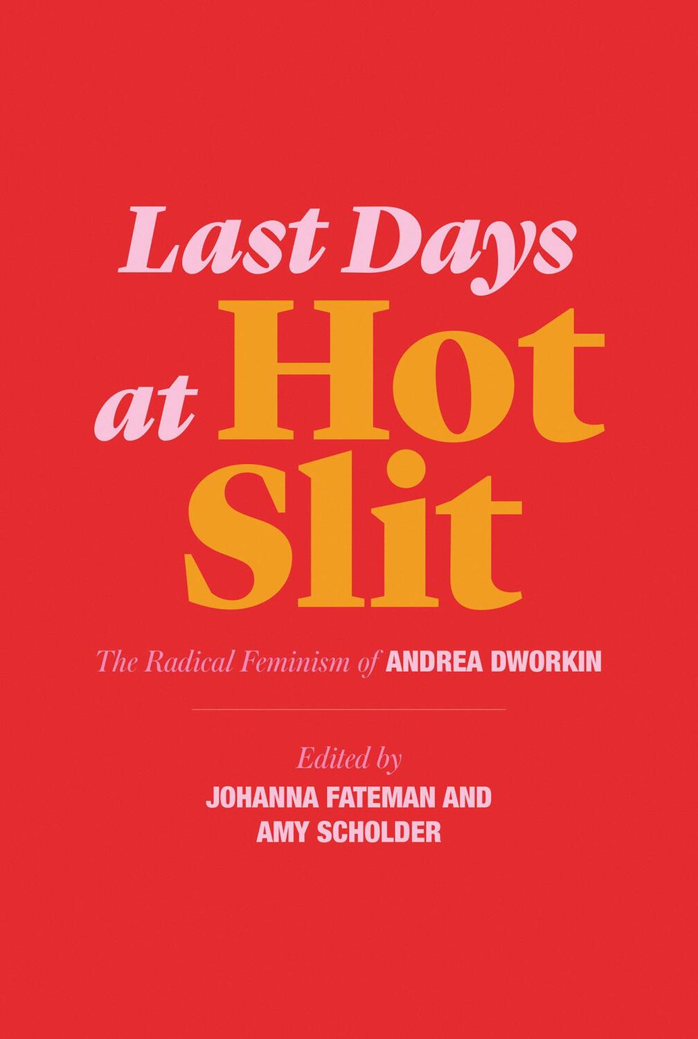 Cover: 9781635900804 | Last Days at Hot Slit | The Radical Feminism of Andrea Dworkin | Buch