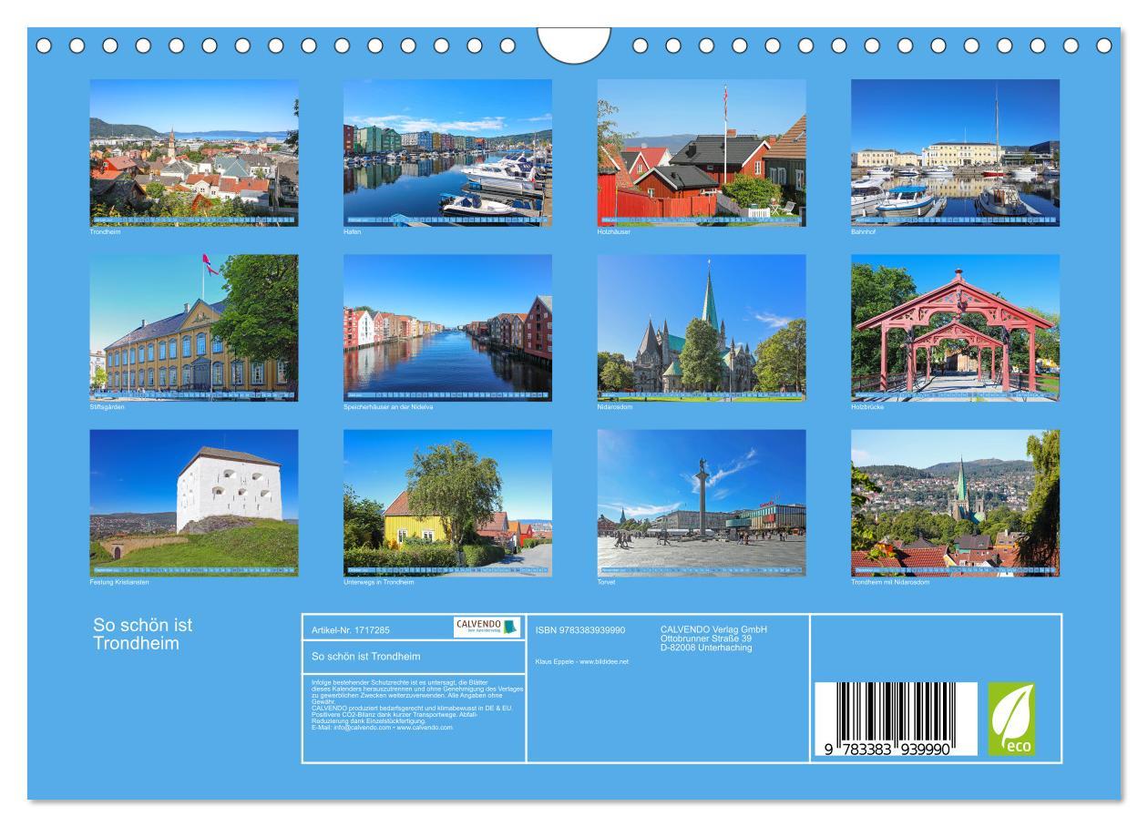 Bild: 9783383939990 | So schön ist Trondheim (Wandkalender 2025 DIN A4 quer), CALVENDO...