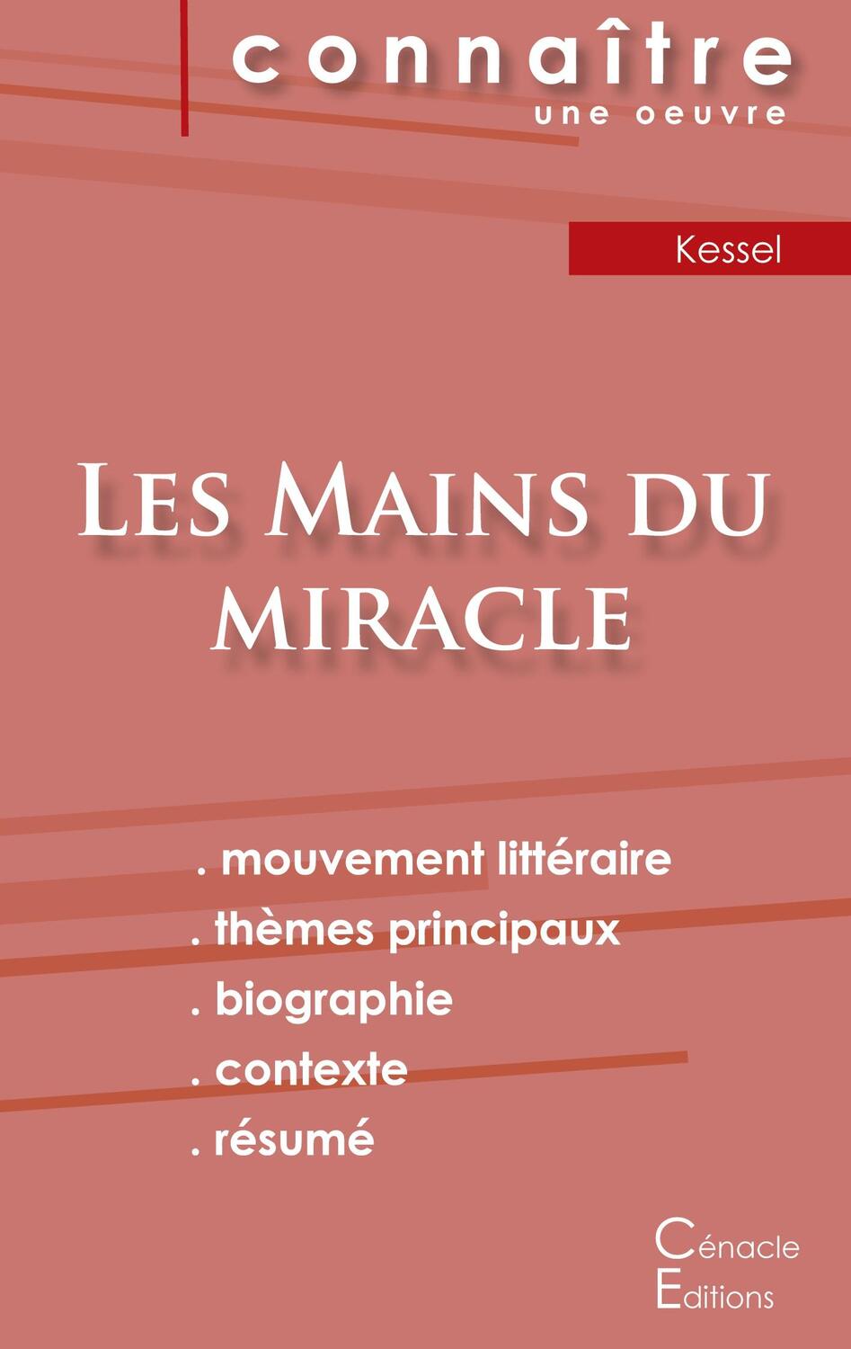 Cover: 9782759312634 | Fiche de lecture Les Mains du miracle de Joseph Kessel (analyse...