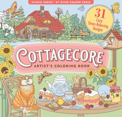 Cover: 9781441342539 | Cottagecore Adult Coloring Book (31 Stress-Relieving Designs) | Buch