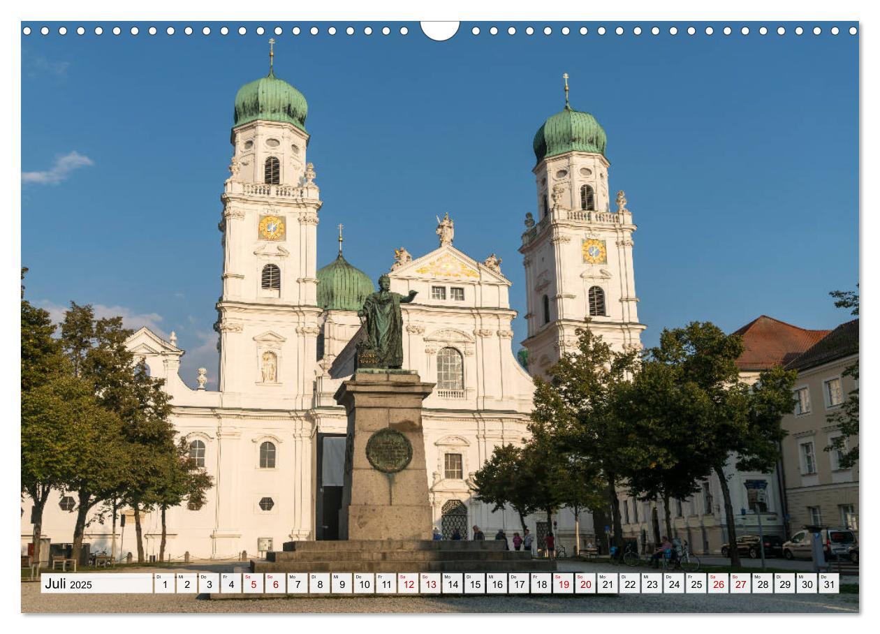 Bild: 9783435220670 | Drei Flüsse Stadt Passau (Wandkalender 2025 DIN A3 quer), CALVENDO...