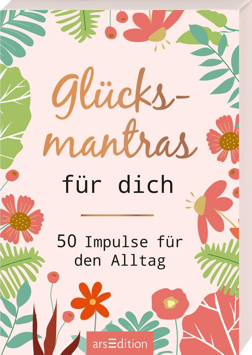 Cover: 9783845836171 | Glücksmantras für dich | 50 Impulse für den Alltag | Taschenbuch