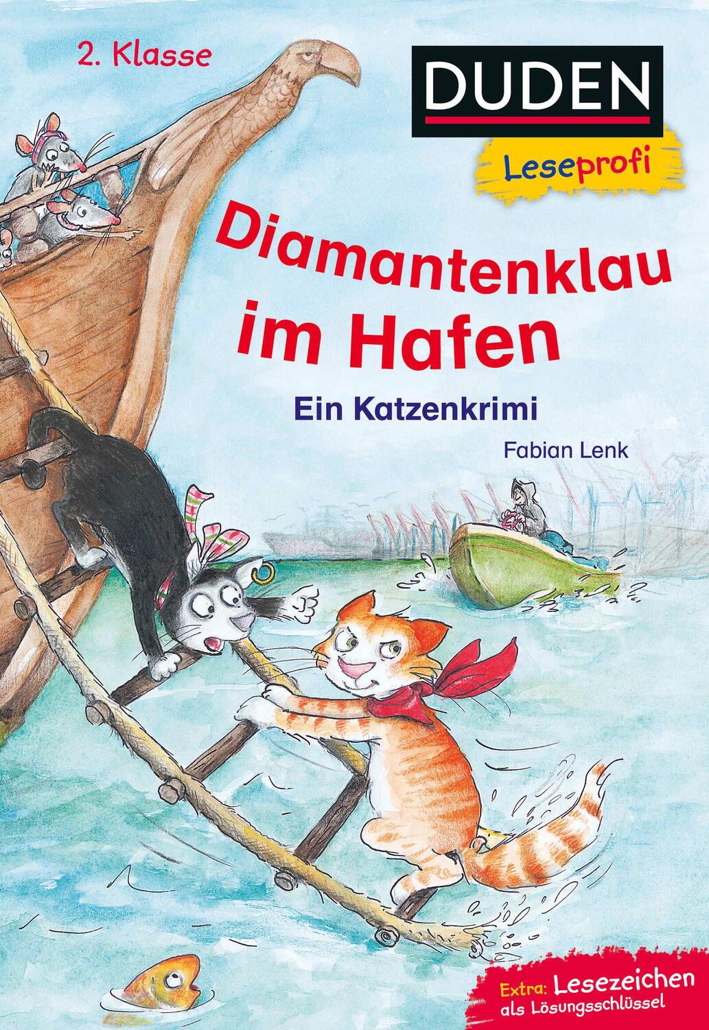 Cover: 9783737334716 | Duden Leseprofi - Diamantenklau im Hafen, 2. Klasse | Fabian Lenk