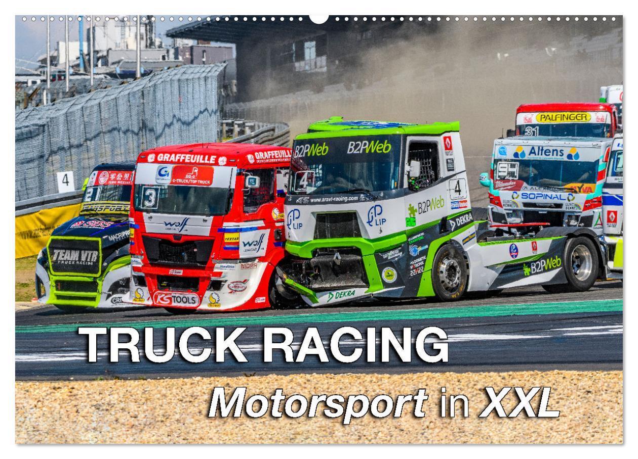 Cover: 9783457157053 | TRUCK RACING - Motorsport in XXL (Wandkalender 2025 DIN A2 quer),...