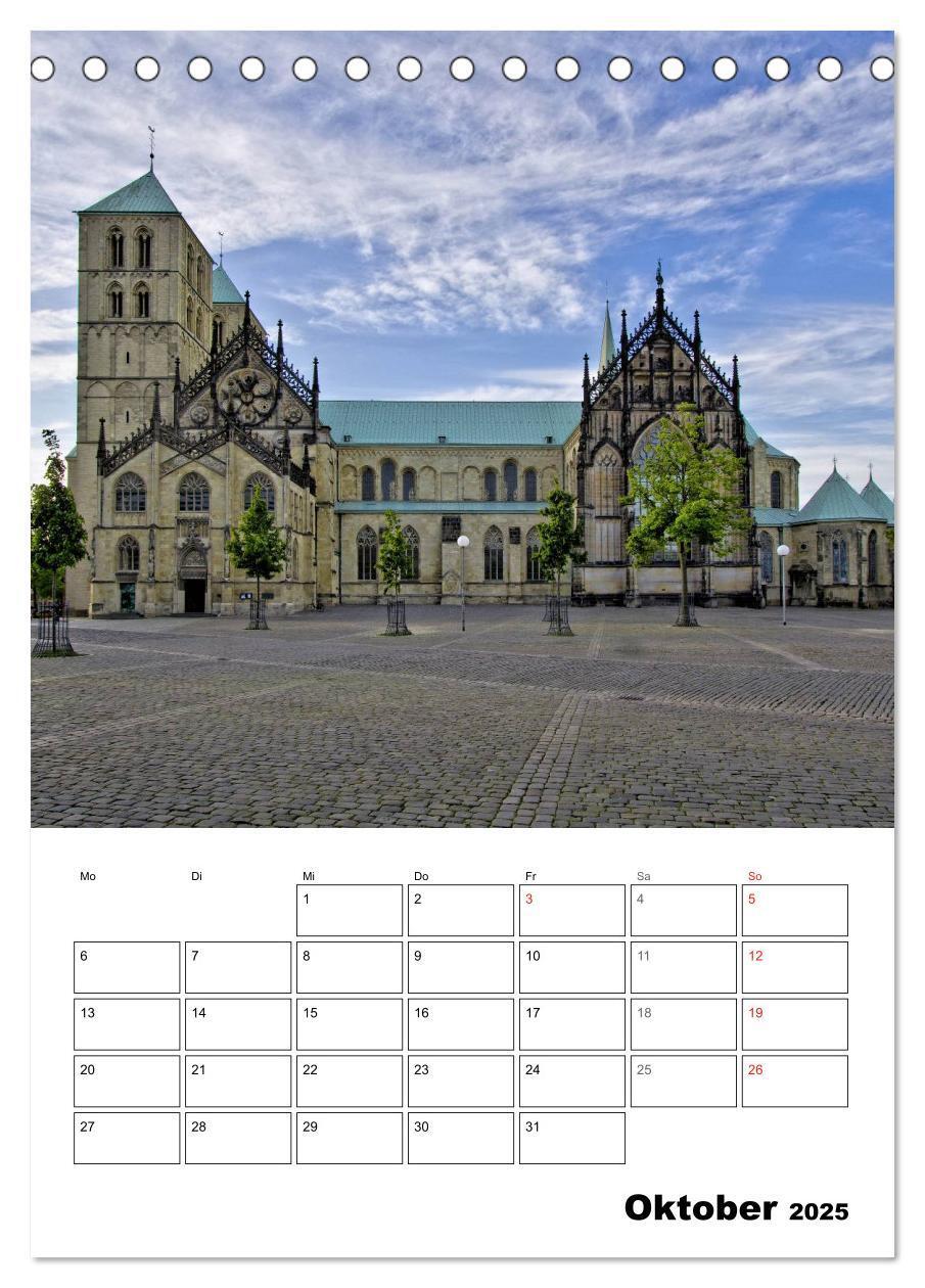 Bild: 9783457027417 | Münster entdecken (Tischkalender 2025 DIN A5 hoch), CALVENDO...