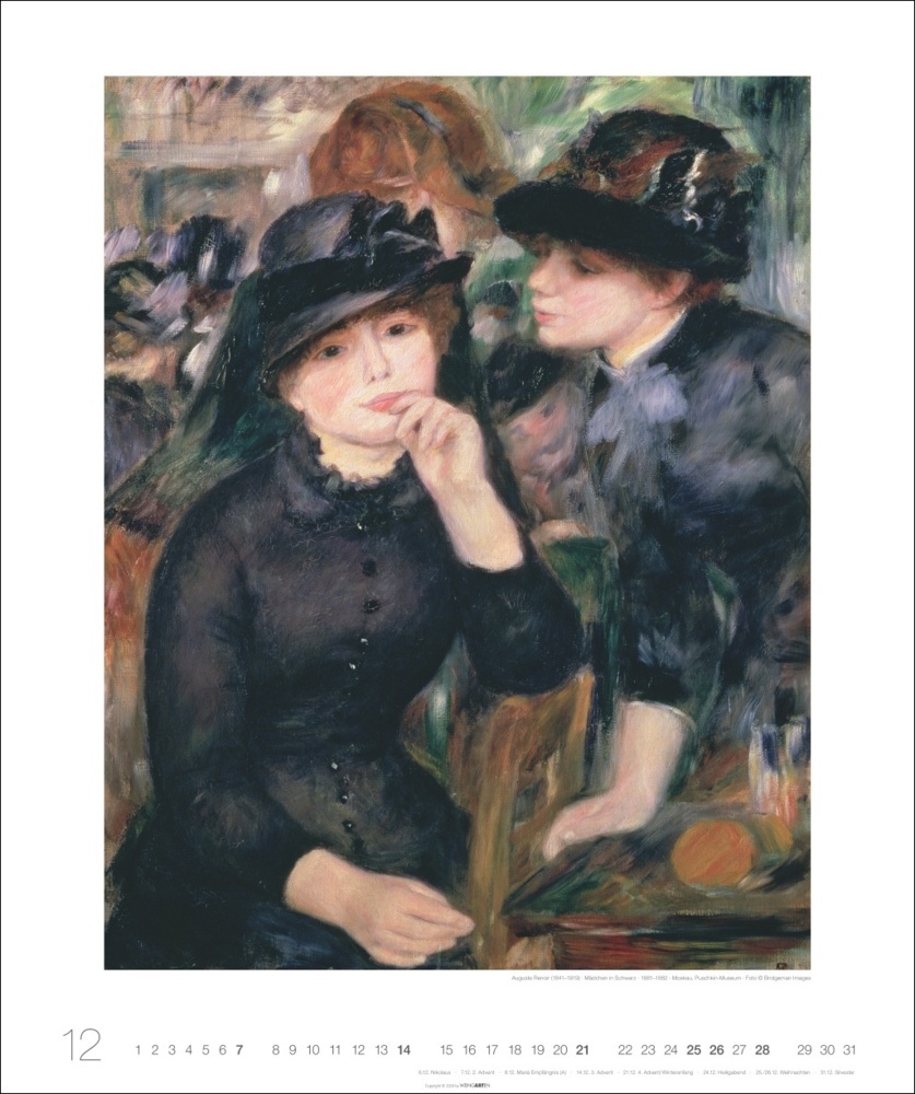 Bild: 9783839900871 | Auguste Renoir Edition Kalender 2025 | Auguste Renoir | Kalender