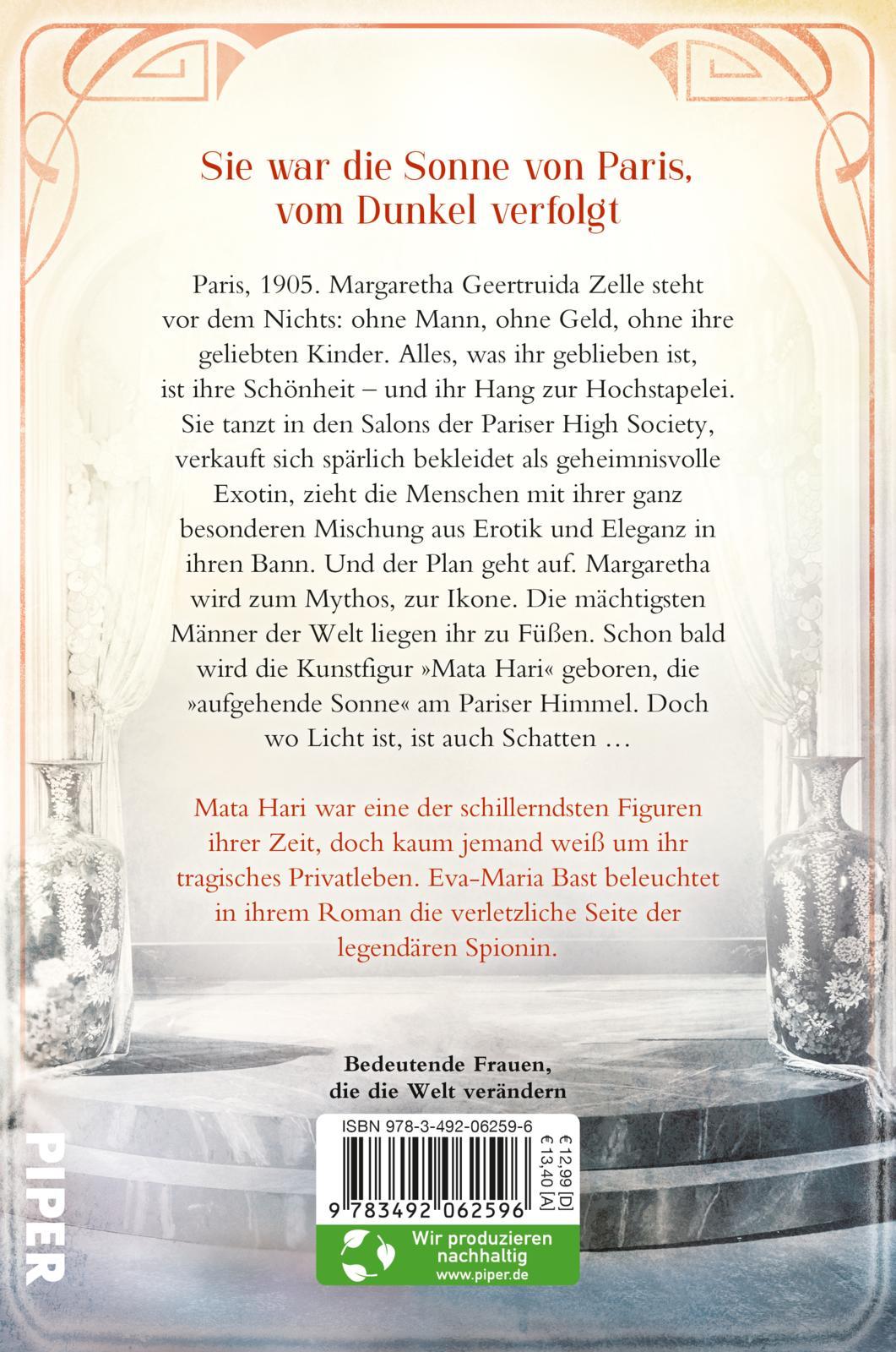 Rückseite: 9783492062596 | Die aufgehende Sonne von Paris | Eva-Maria Bast | Taschenbuch | 400 S.