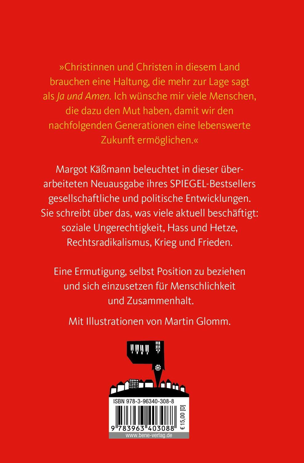 Rückseite: 9783963403088 | Mehr als Ja und Amen | Margot Käßmann | Taschenbuch | 256 S. | Deutsch