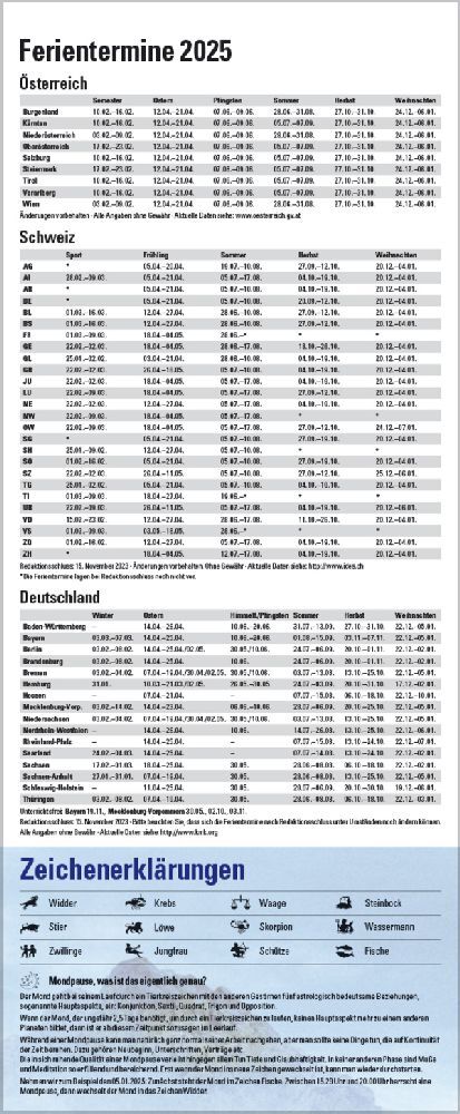 Bild: 9783731876267 | Mond-Planer 2025 | Korsch Verlag | Kalender | Spiralbindung | 13 S.