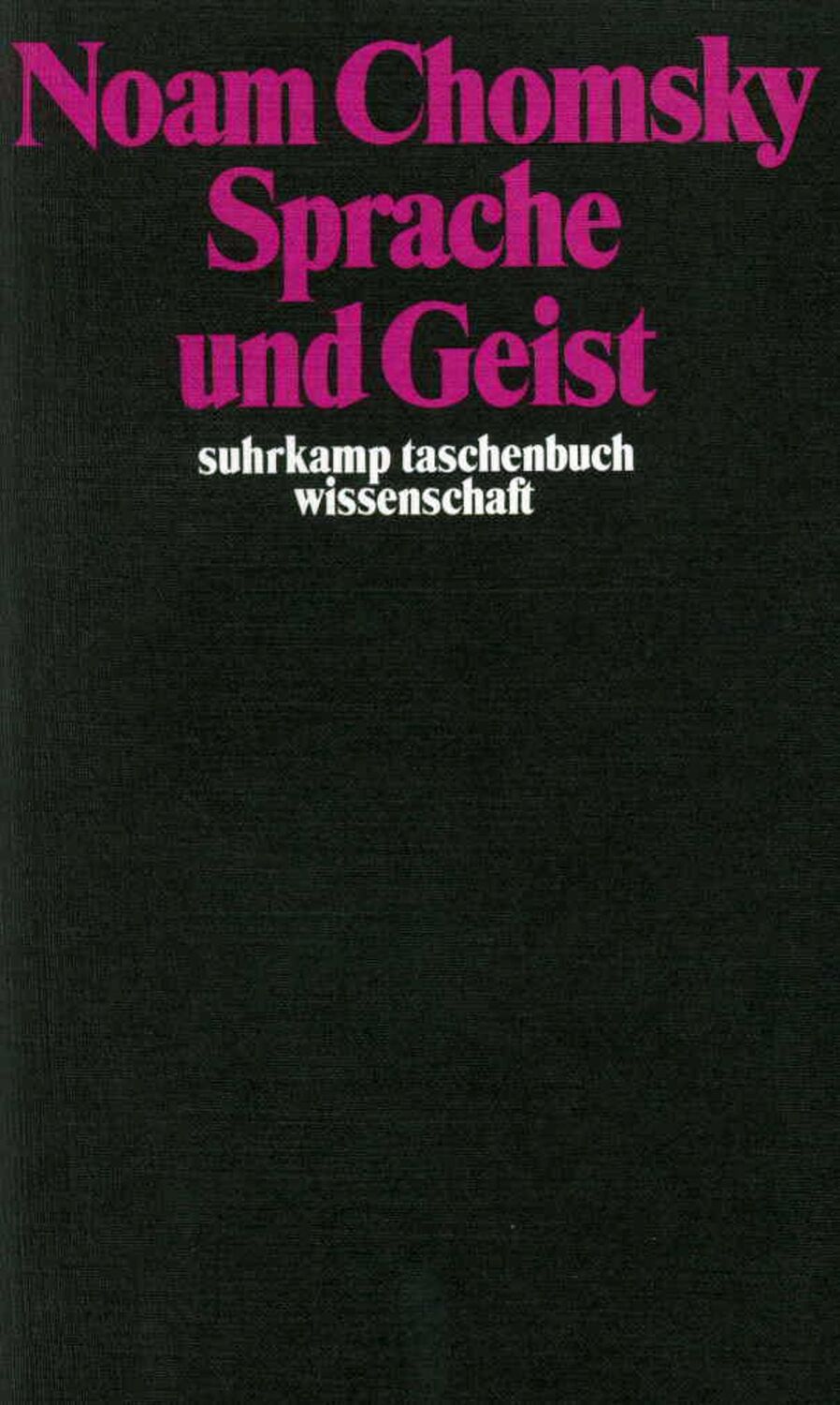 Cover: 9783518276198 | Sprache und Geist | Noam Chomsky | Taschenbuch | 192 S. | Deutsch