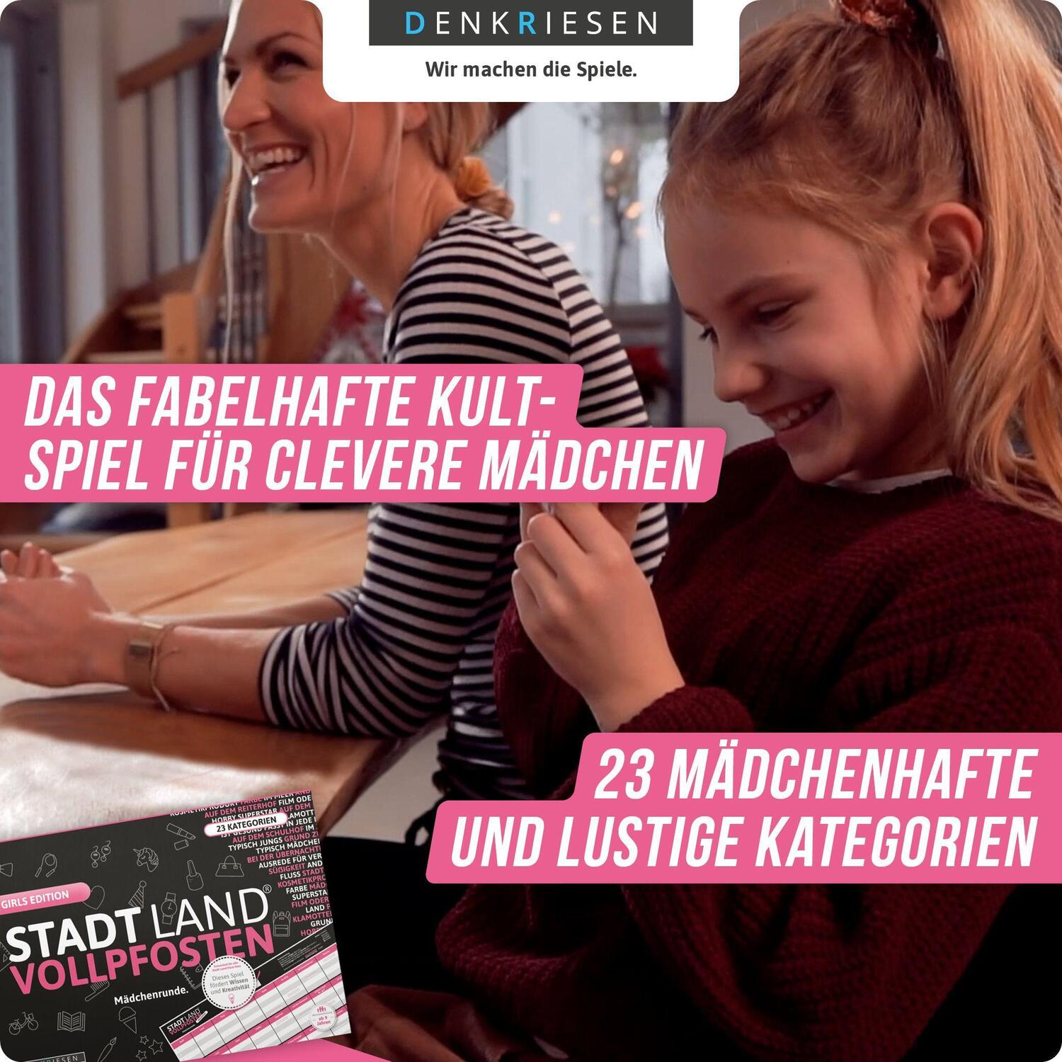 Bild: 4260528090303 | STADT LAND VOLLPFOSTEN® - GIRLS EDITION "Mädchenrunde" | Taschenbuch