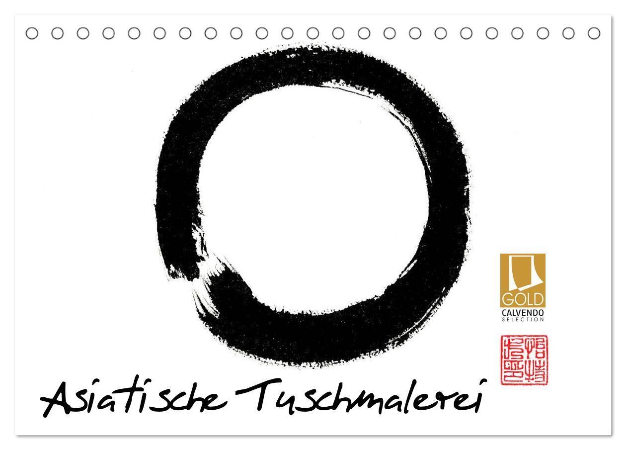 Cover: 9783435621538 | Asiatische Tuschmalerei (Tischkalender 2025 DIN A5 quer), CALVENDO...