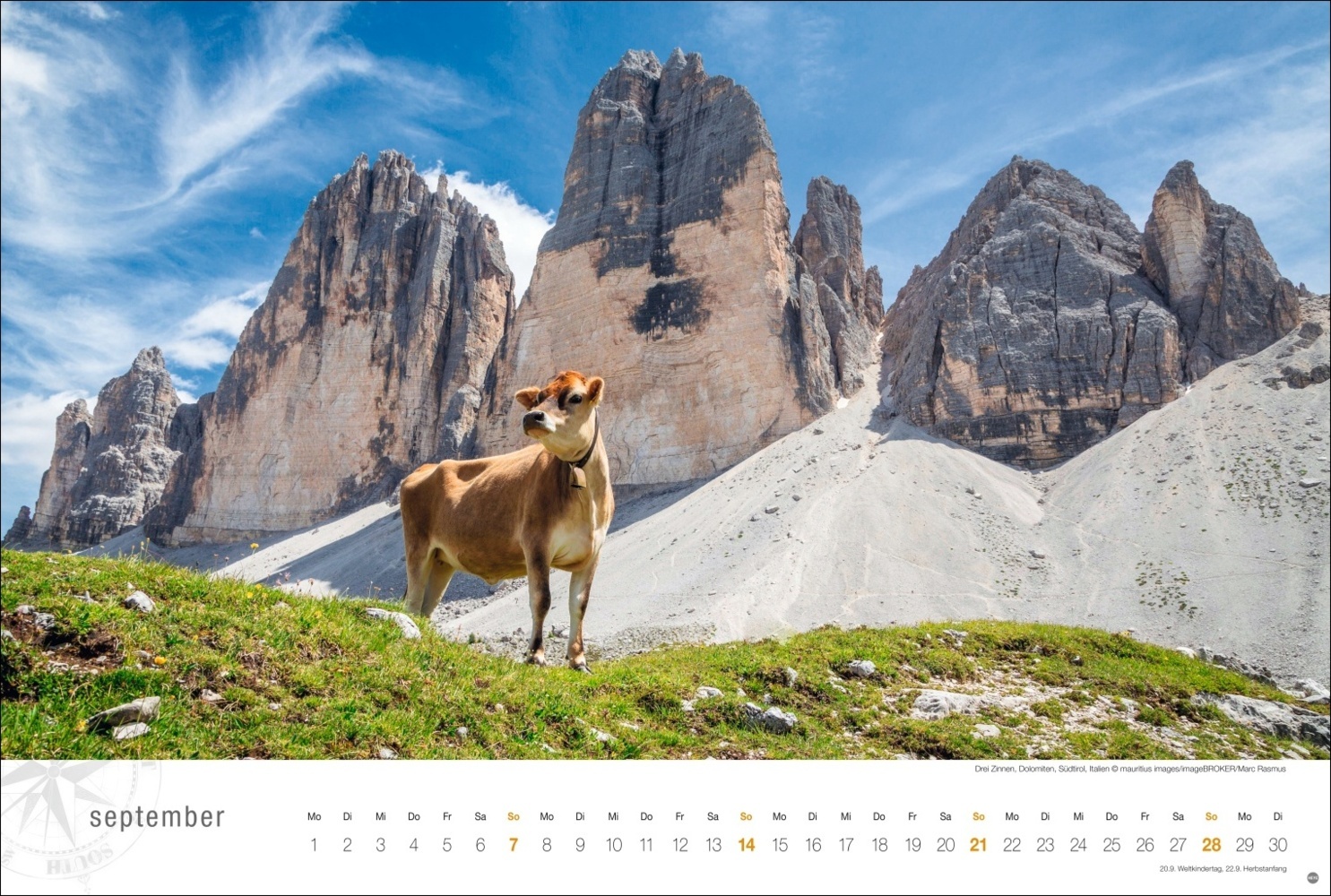 Bild: 9783756404841 | Südtirol Globetrotter Kalender 2025 - Von romantischen Tälern und...