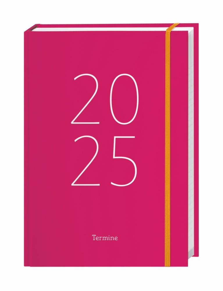 Cover: 9783756408382 | Tages-Kalenderbuch A6, pink 2025 | Kalender | 360 S. | Deutsch | 2025