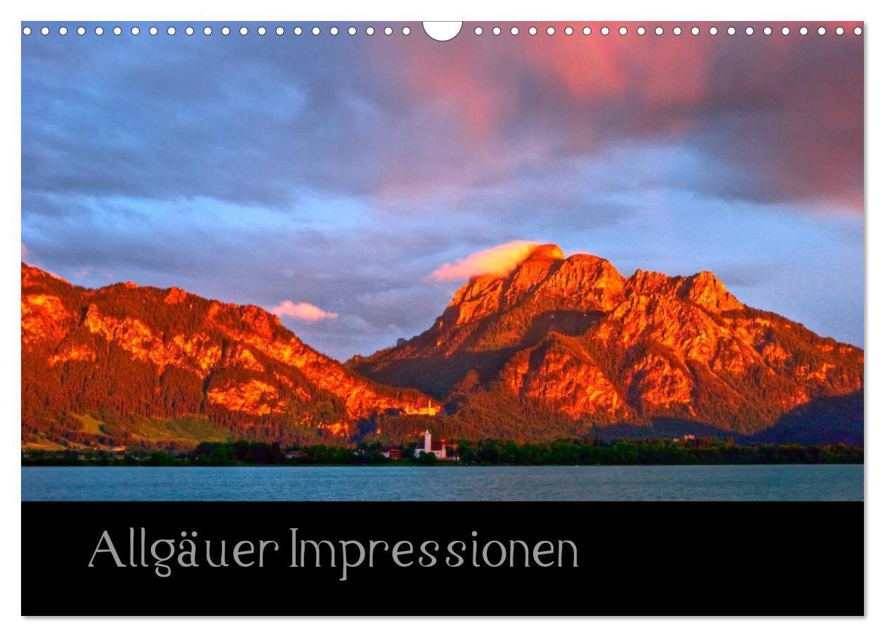 Cover: 9783435558773 | Allgäuer Impressionen (Wandkalender 2025 DIN A3 quer), CALVENDO...