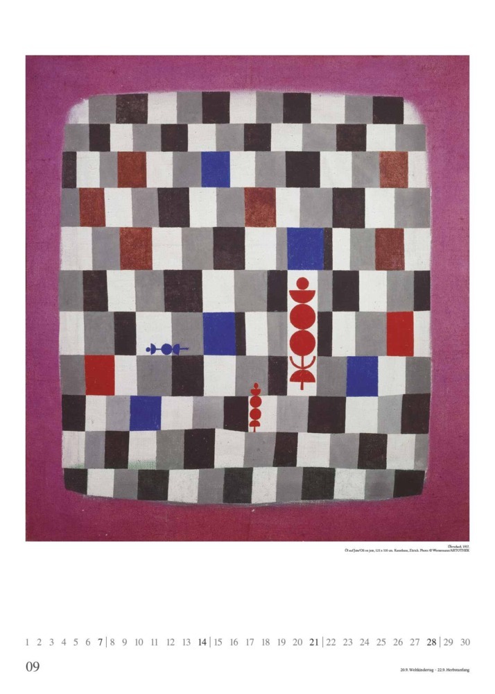 Bild: 4250809653297 | DUMONT - Paul Klee 2025 Kunst-Kalender, 50x70cm, Posterkalender mit...