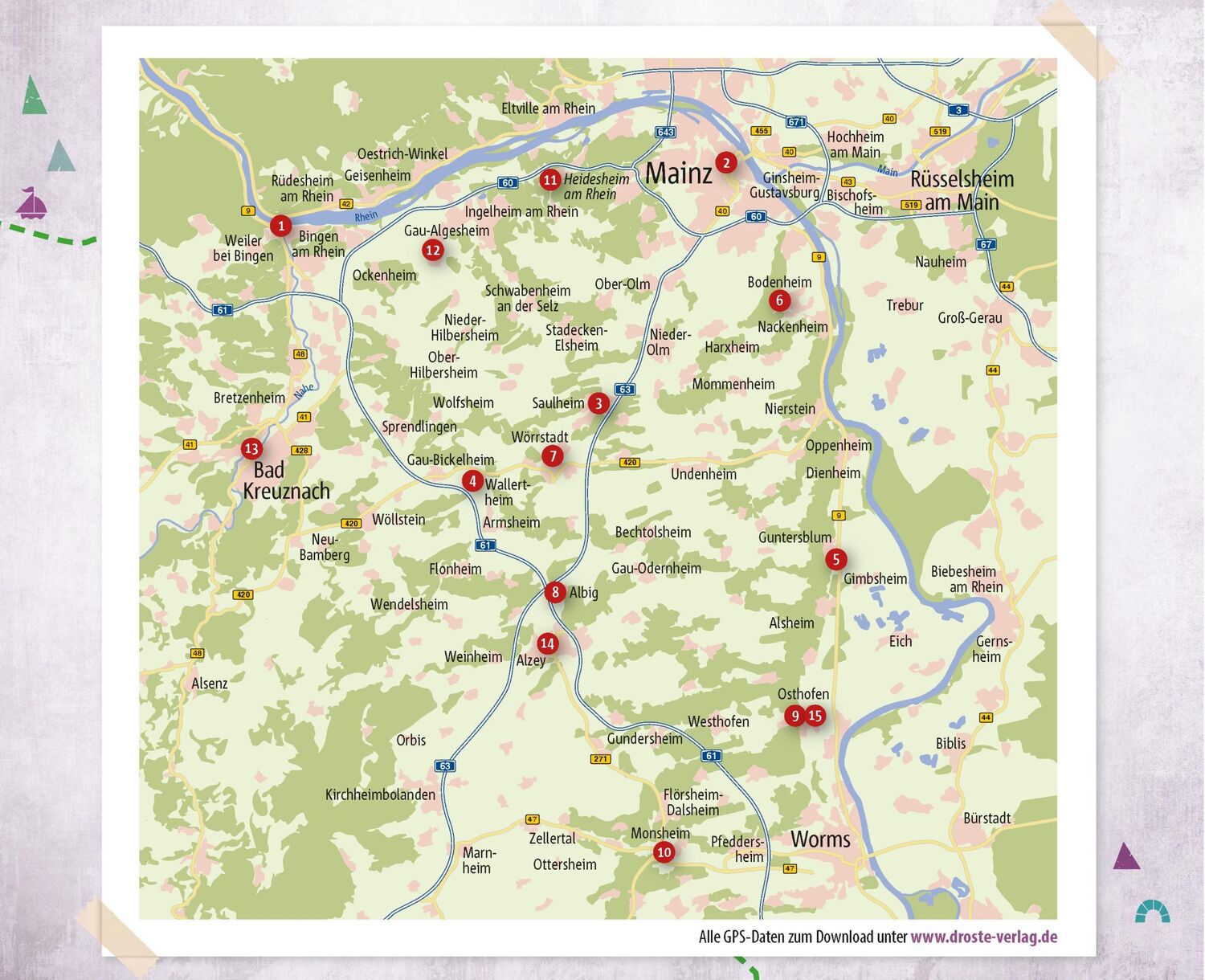 Bild: 9783770023523 | Rheinhessen. Radeln für die Seele | Wohlfühltouren | Ernst Wrba | Buch