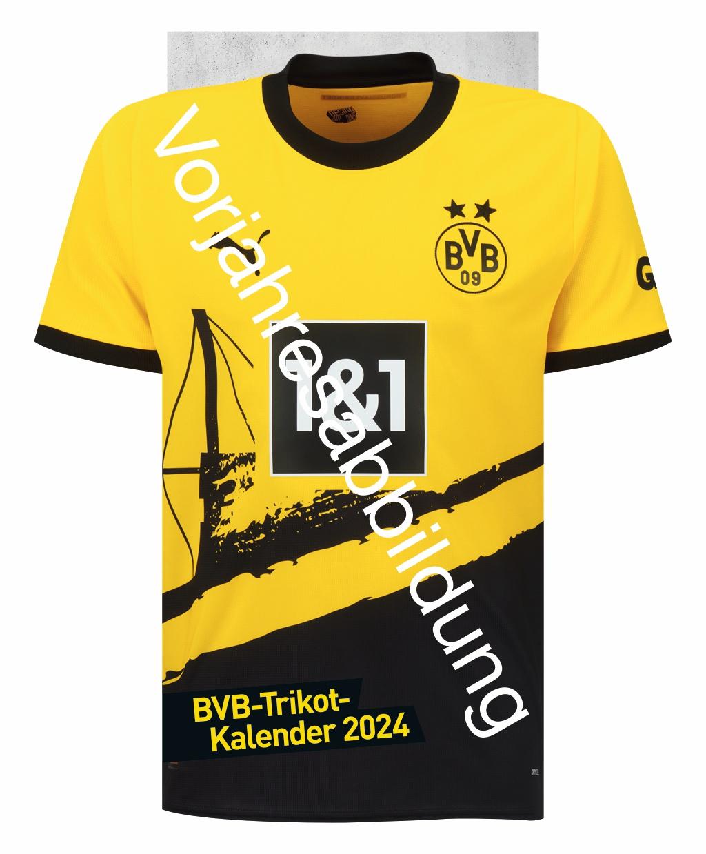 Cover: 9783756405442 | BVB Trikotkalender 2025 | Heye | Kalender | Bundesliga Kalender Heye